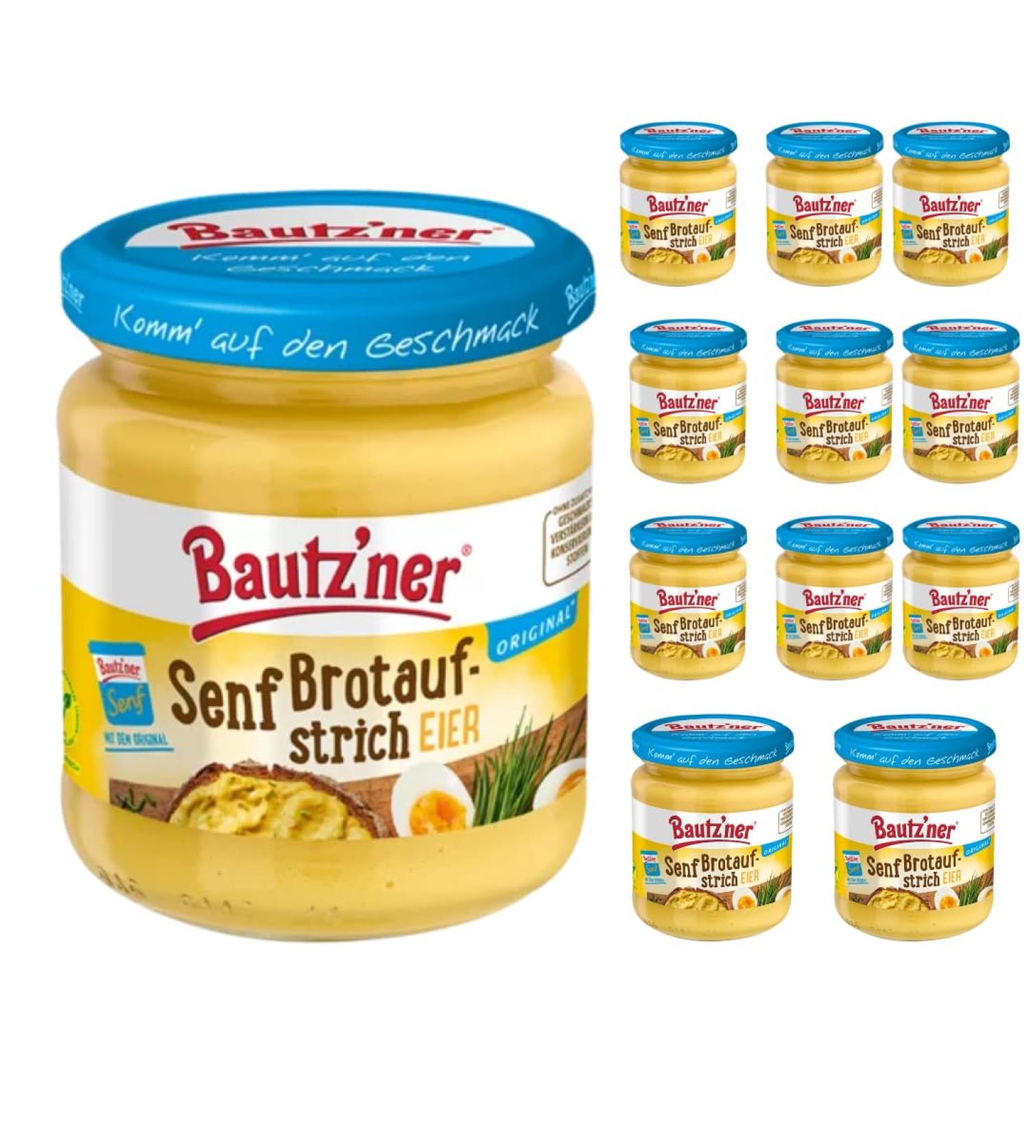 Bautz'ner Mustard Egg Spread 200 ml x 12 Pieces
