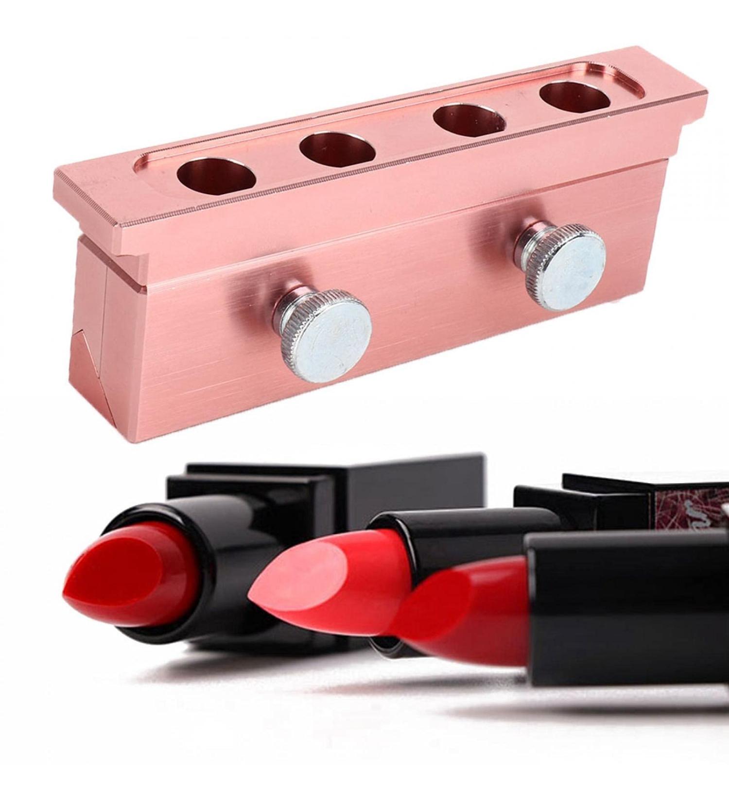 DIY Lipstick Mold - Aluminum Alloy Dual Use Lip Balm Maker Tool (12.1mm 4 Holes) | Xuuyuu Cosmetic DIY Essentials - Buy Online on GoSupps.com
