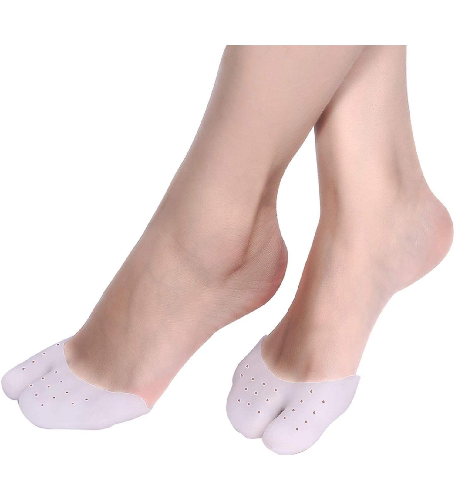 Silicone Gel Toe Pouches Blister Pads Toe Guards Metatarsal Sleeve - Buy Online on GoSupps.com