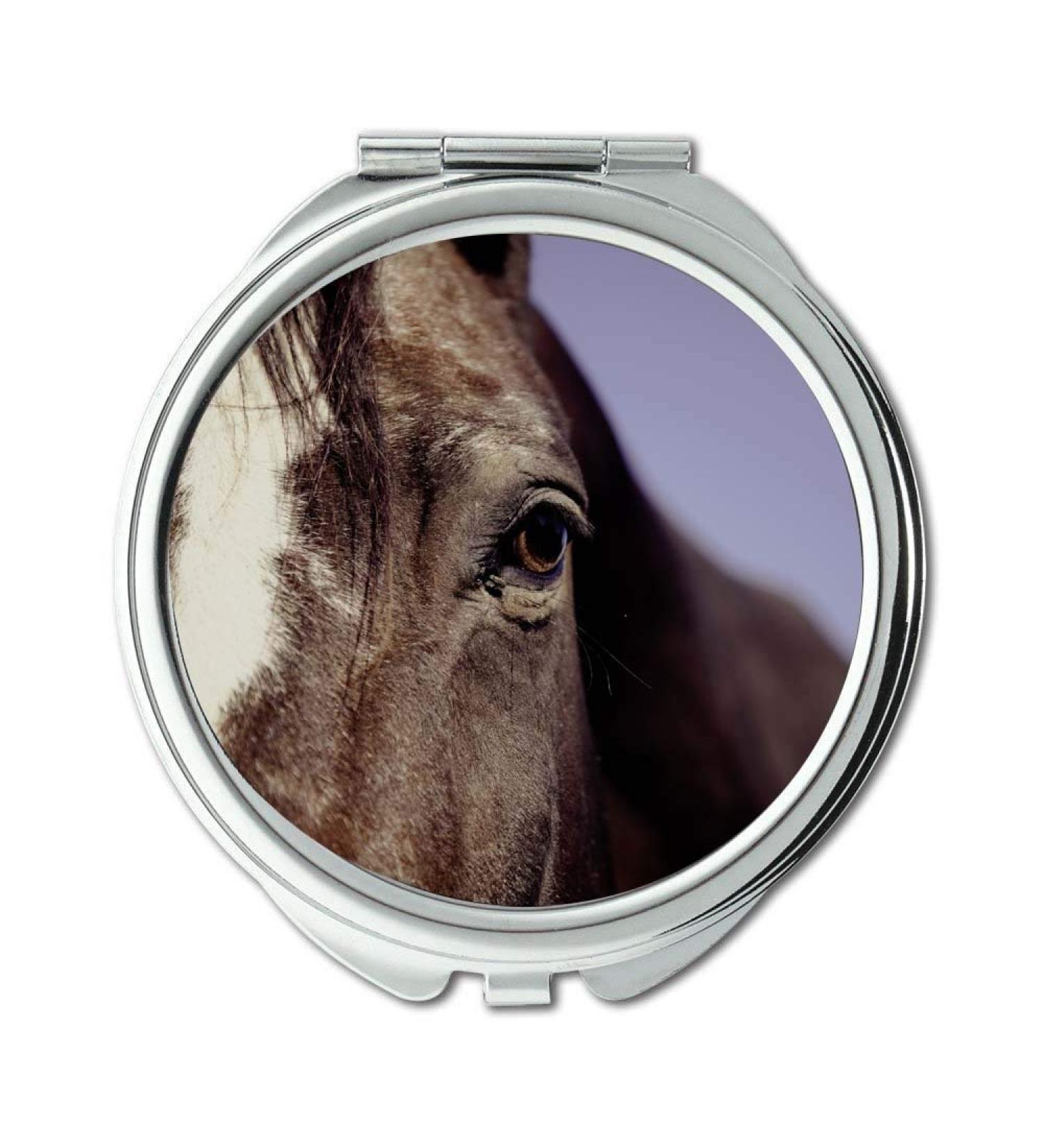 Mirror makeup mirror animal animal photography close up pocket mirror portable mirror - Buy Online on GoSupps.com
