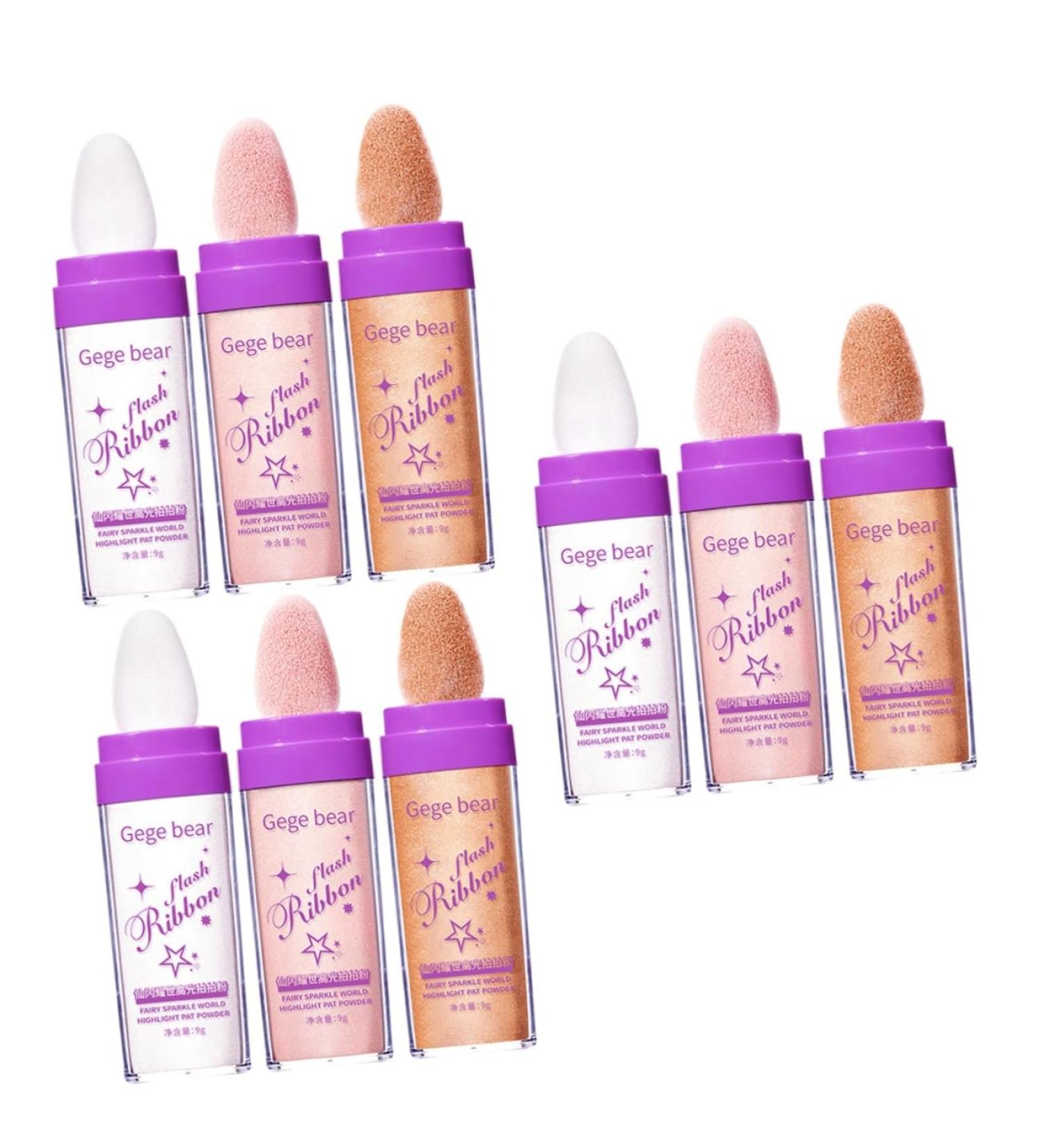 FOMIYES 9 Pcs Face Glitter Highlighters - Assorted Color Makeup Set for Stunning Highlights - International Shipping Available - Buy Online on GoSupps.com