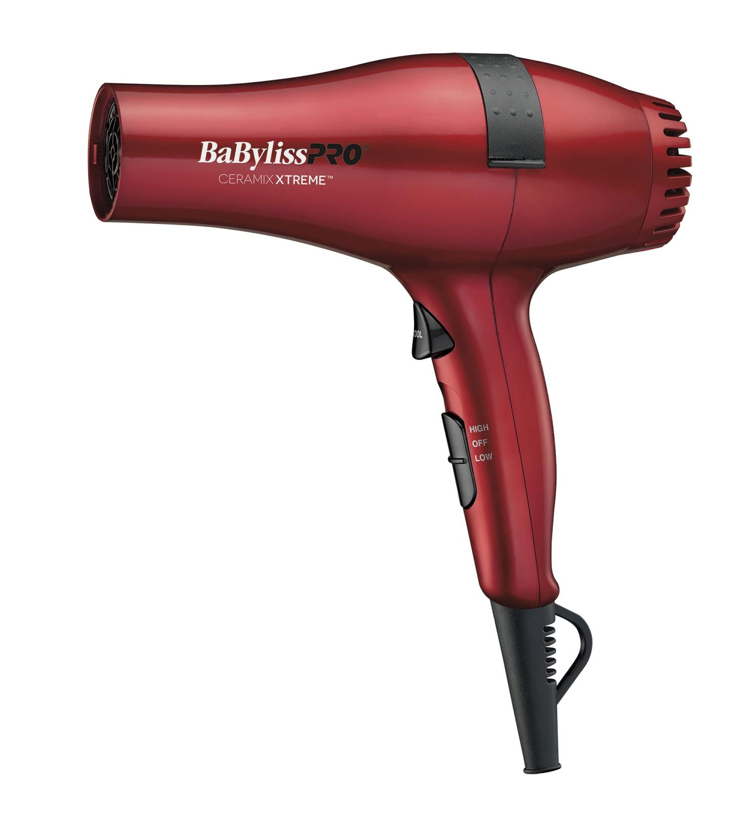 BaBylissPRO Ceramix Xtreme Ceramic Hairdryer 1 Red - Buy Online on GoSupps.com