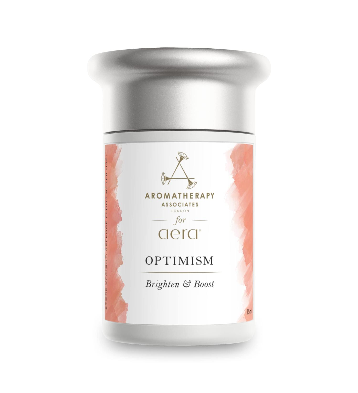 Aera Optimism Scented Aromatherapy Essential Oil Capsule Refill -Clean Formula with Notes of Bergamont, Damask Rose, Basil - Works with Aera Diffusers