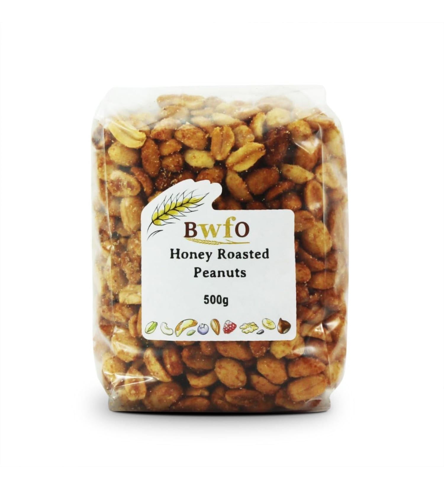 Honey Roasted Peanuts 500g (BWFO)