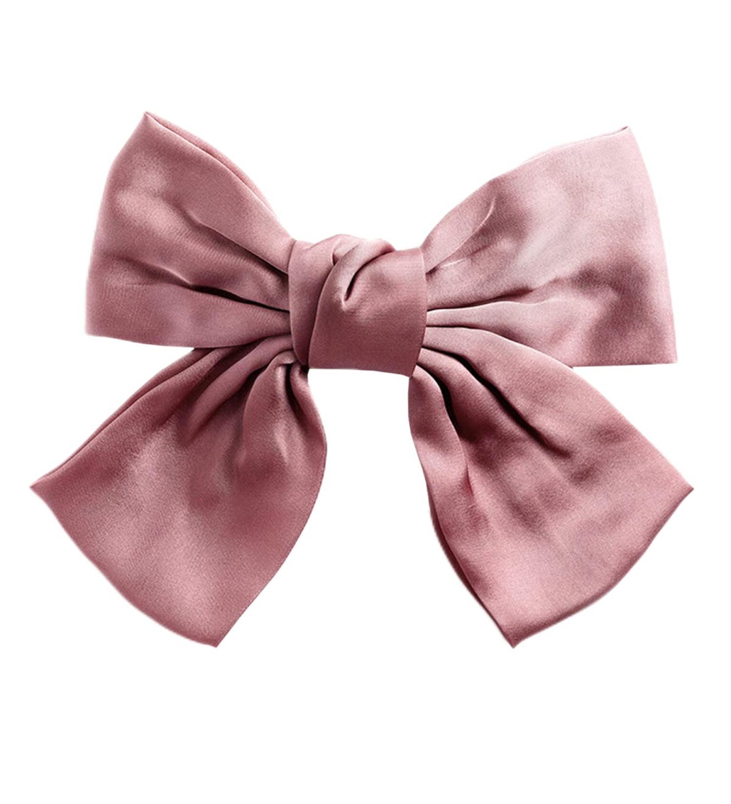 scicent Ribbon Hair Clips Bow Hair Barrettes Ponytail Holder Hair Styling Accessories for Girls Women Wedding Birthday Valentine's Day Pink - 9904 - Buy Online on GoSupps.com