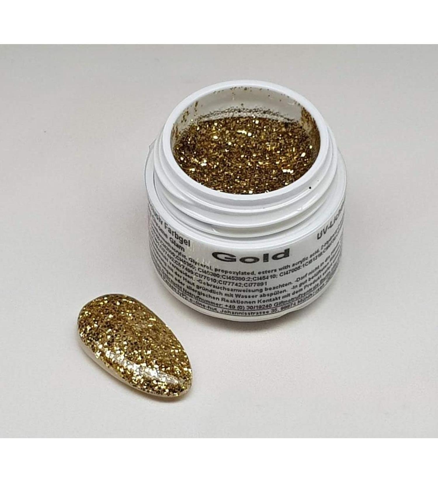 5ml UV exclusive color gel big chrome gold