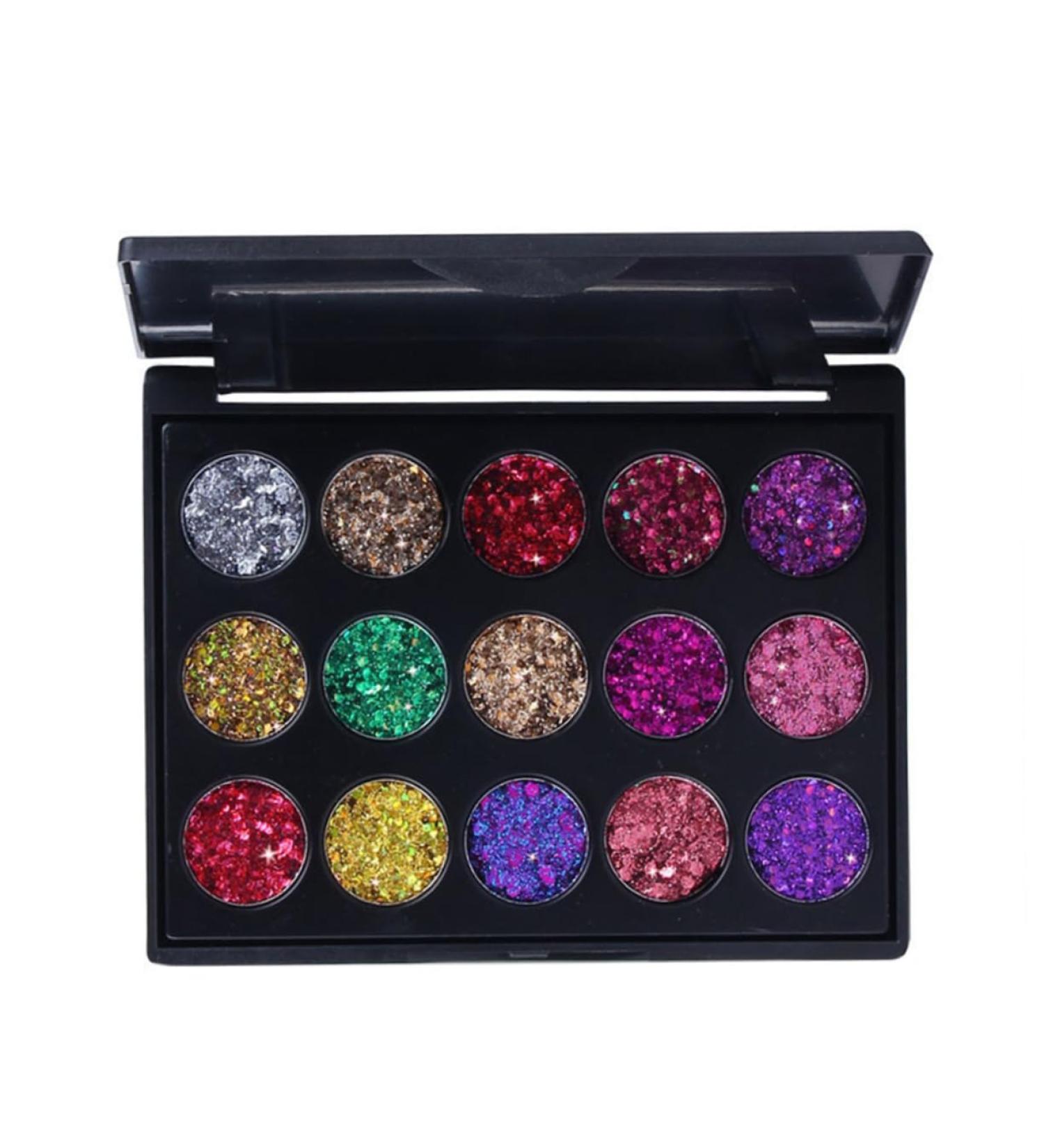 FOMIYES 15 Cosmetic Pallet Shadow Pearly Matte Eye Makeup Combination Colors Lustre - Buy Online on GoSupps.com
