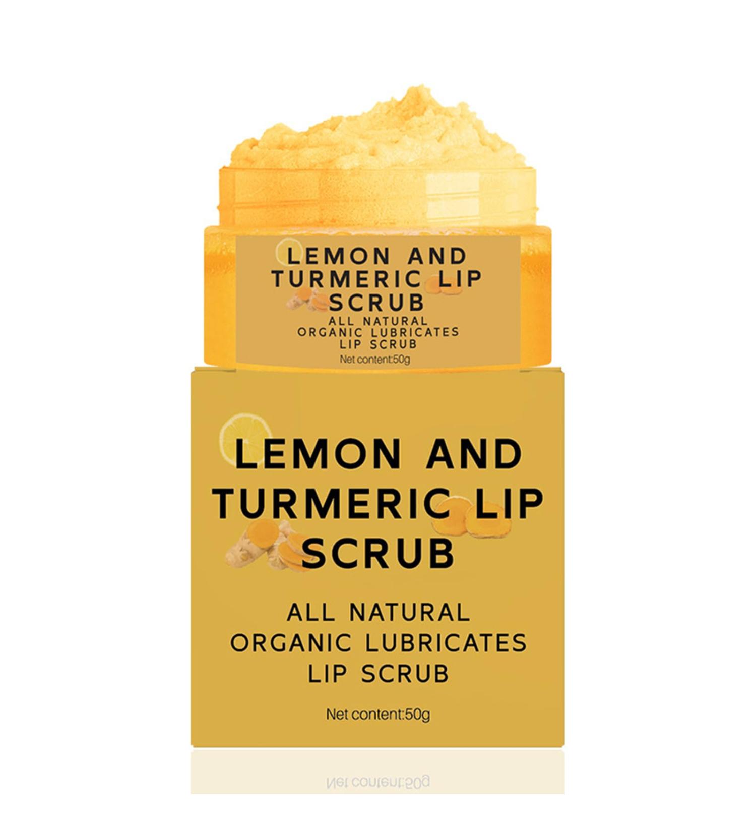 Lemon Turmeric Lip Scrub Lip Repair for Soft Lush Lips Gentle Lip Exfoliator for Smooth and Rejuvenating Lips Brighter Lips Restores Complexion - Buy Online on GoSupps.com