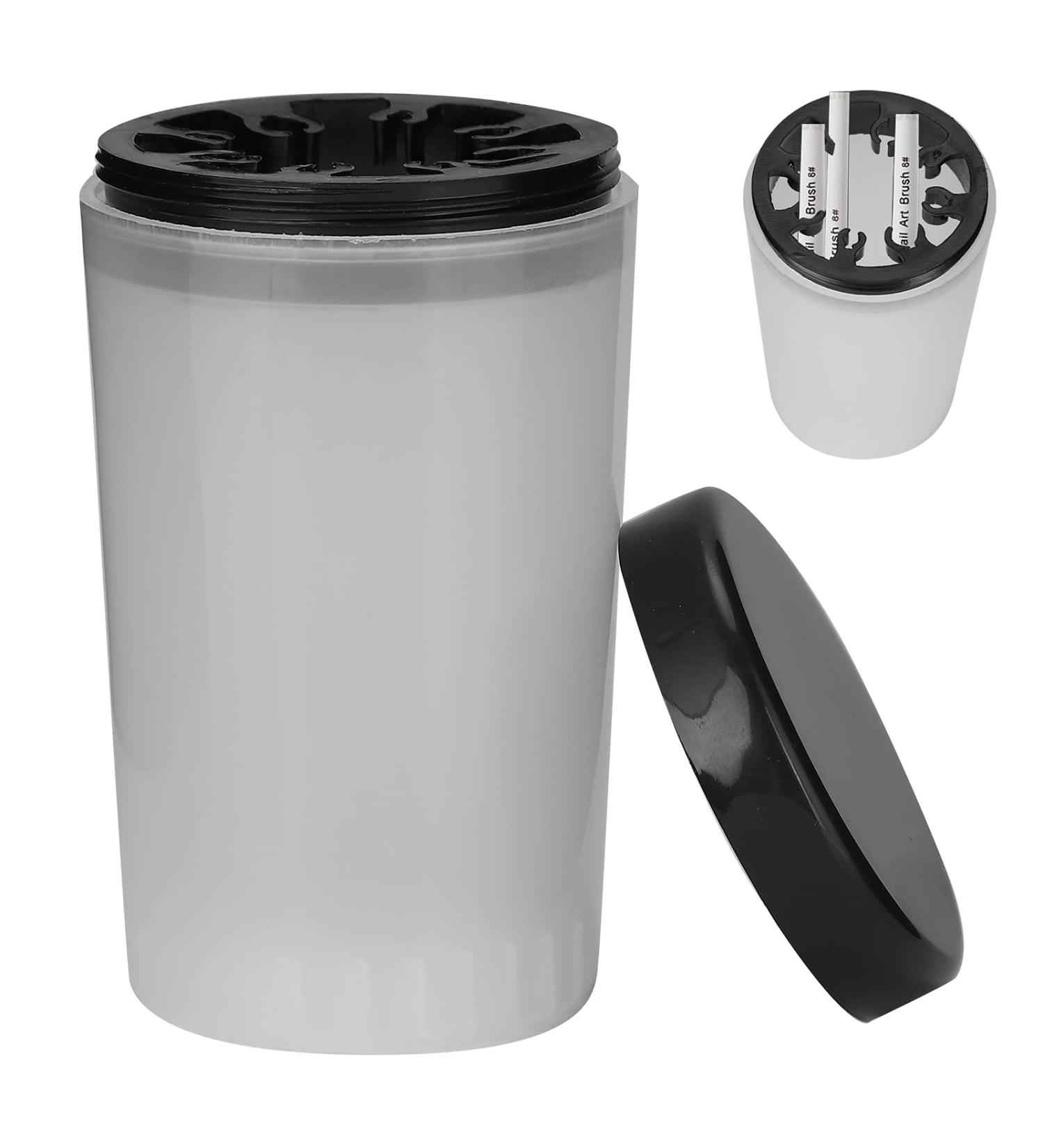 Premium Nail Art Brush Cleaner Cup | Pointed Brush Holder & UV Gel Remover | Perfect for Nail Studios - Buy Online on GoSupps.com