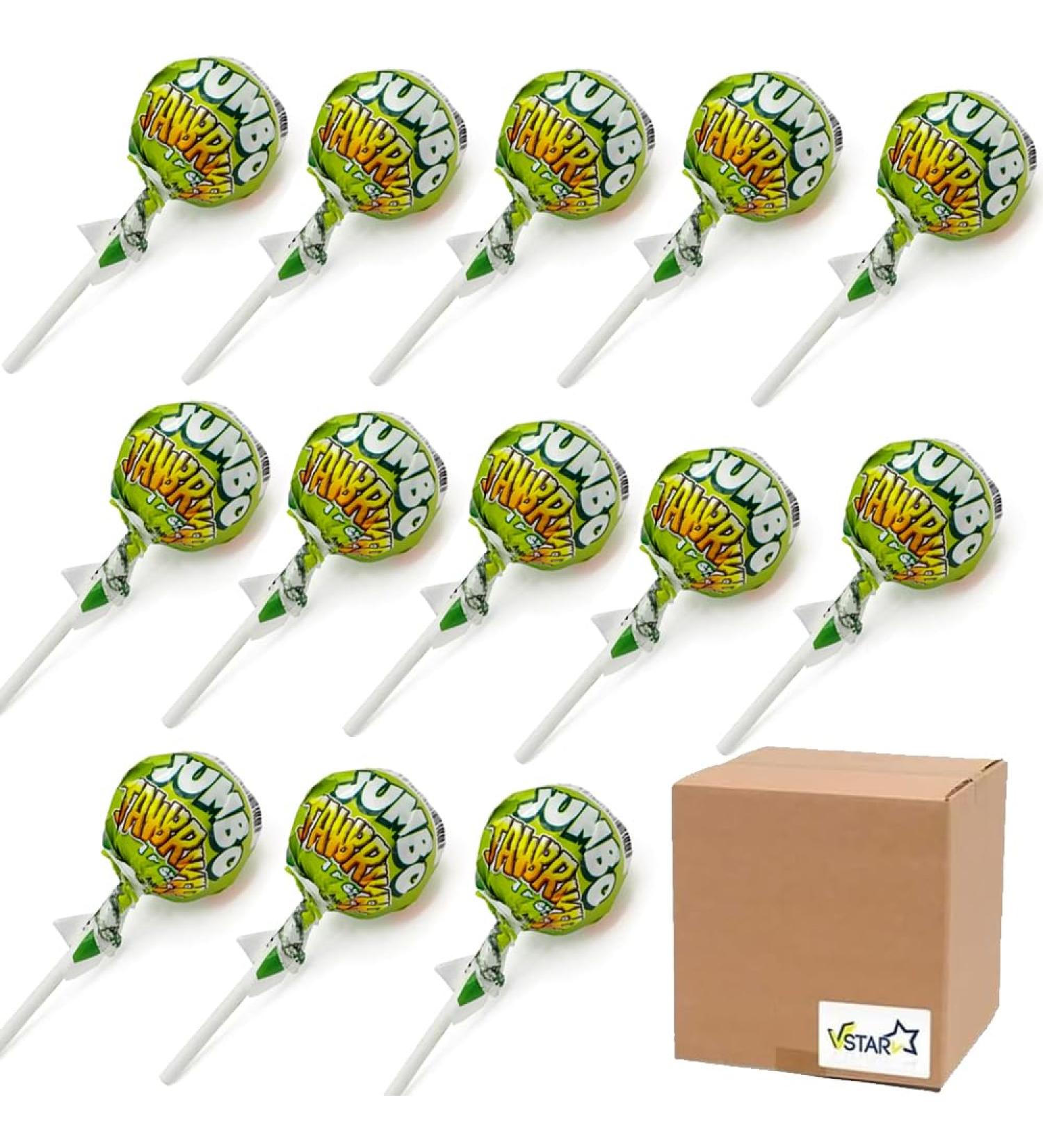 Jawbreaker Jumbo Sour Apple lollipop 40 x 35g 30p PMP Full Box - Buy Online on GoSupps.com