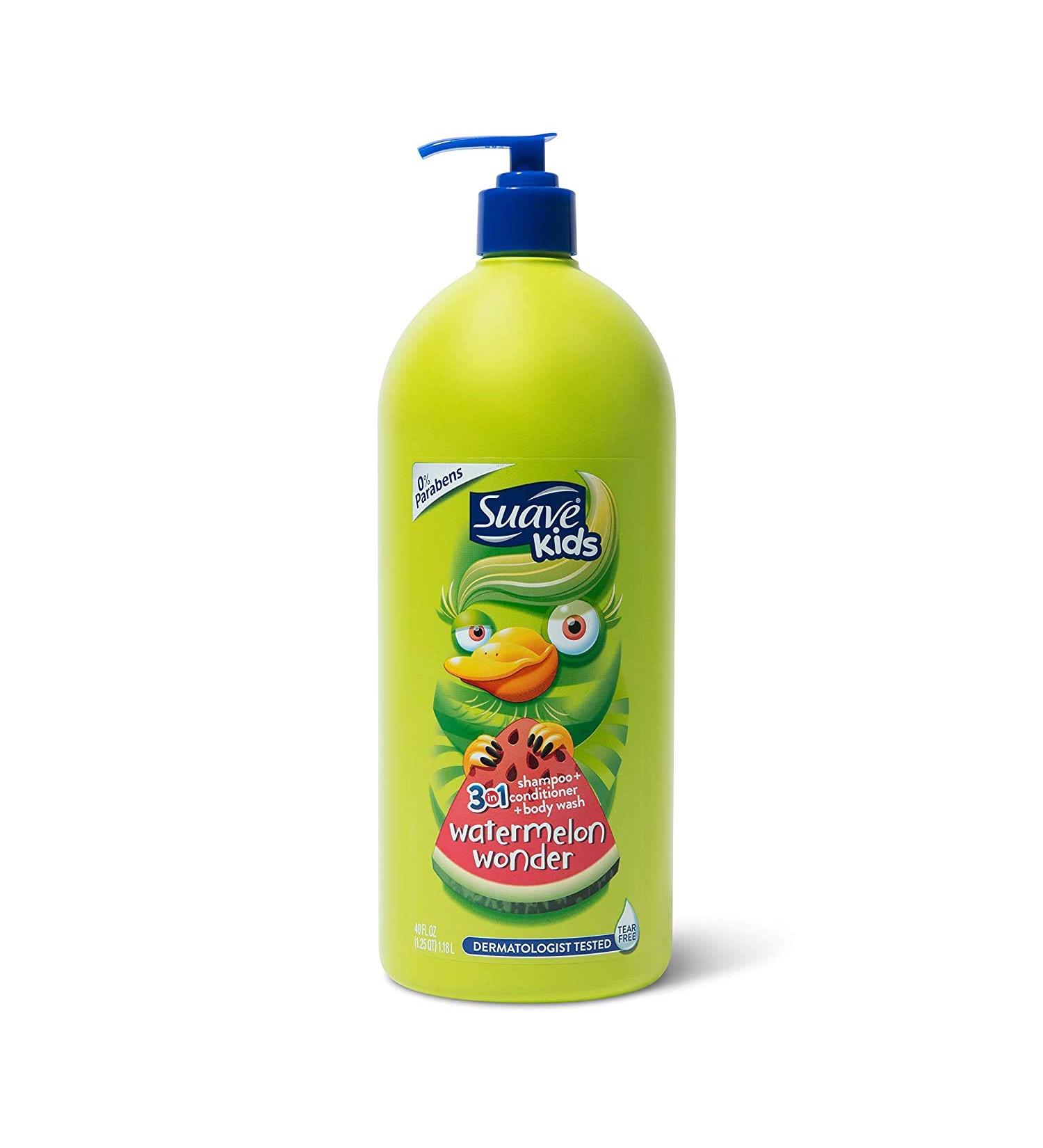 Suave Kids 3-in-1 Watermelon Wonder Shampoo Conditioner Body Wash Tear-Free  40 fl oz - Buy Online on GoSupps.com