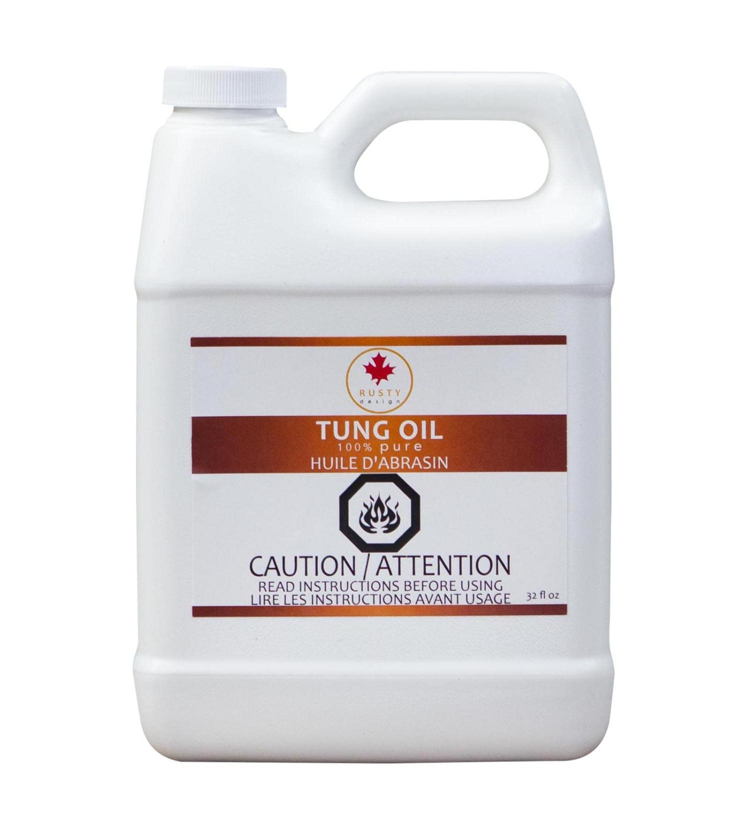 100% Pure Tung Oil - 32 oz (946ml) for Wood Finishing & Protection - International Shipping Available - Buy Online on GoSupps.com