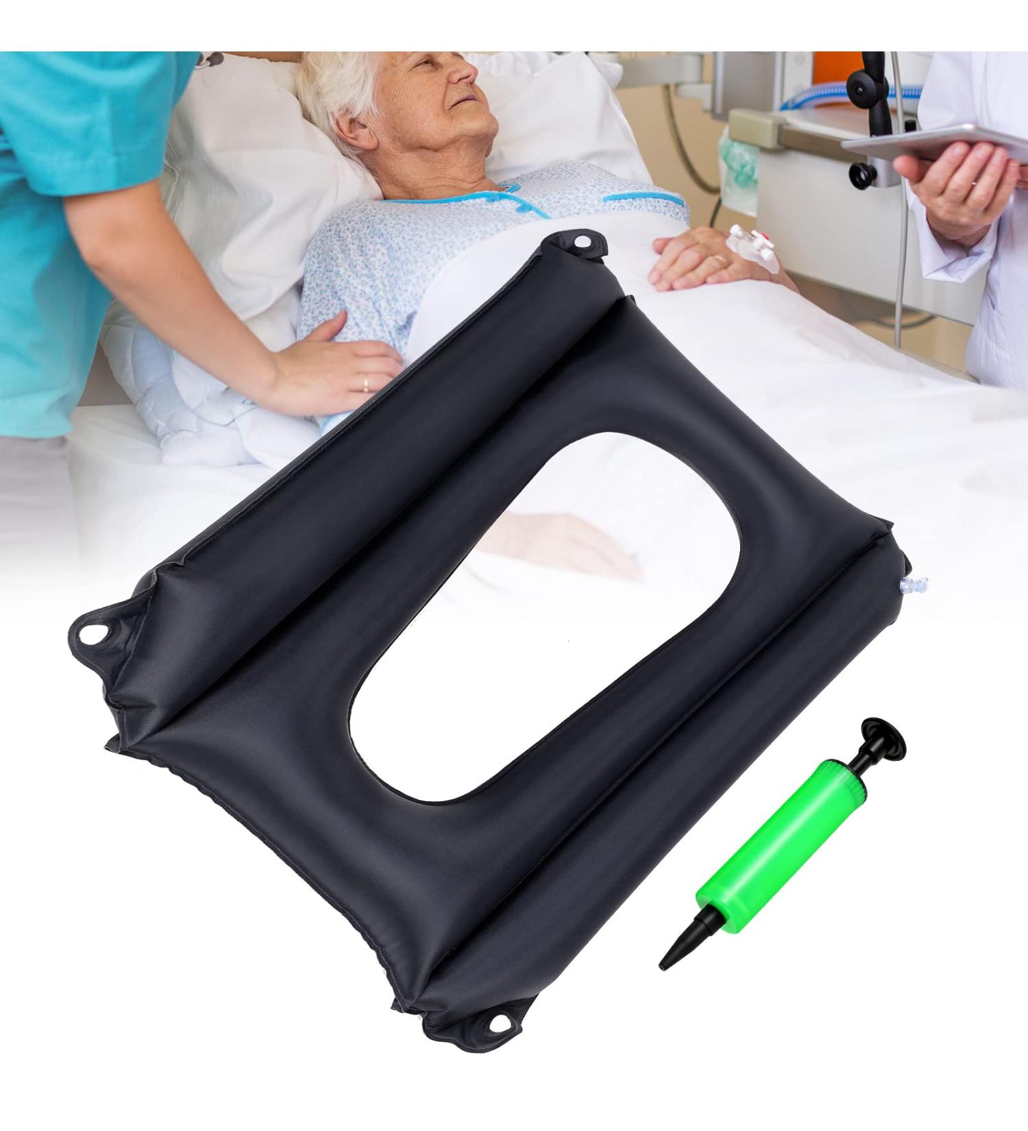 Inflatable Bed Sore Cushions for Elderly & Disabled - Prevent Bed Sores, Comfortable Pain Relief (Black) - Buy Online on GoSupps.com