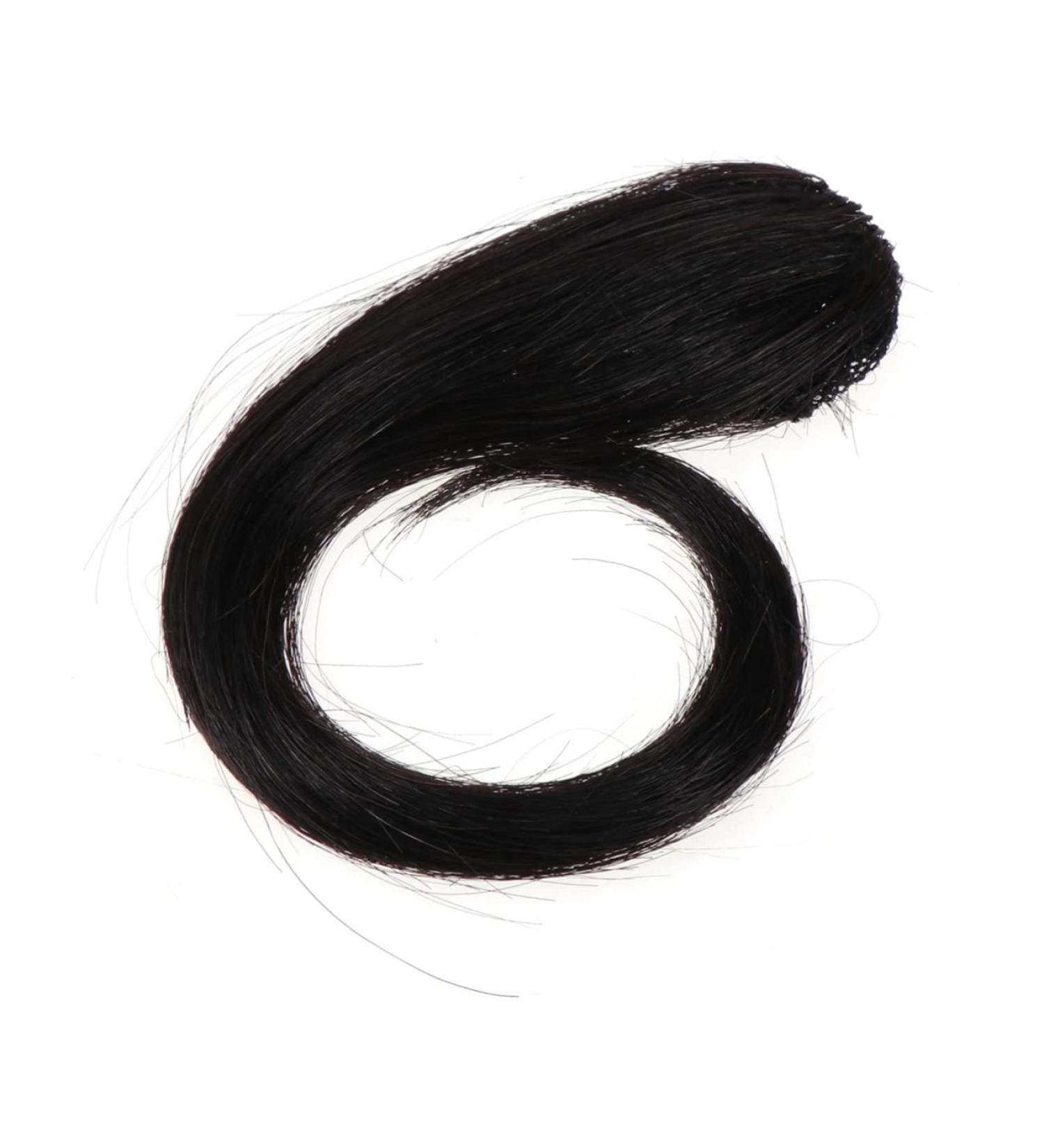 Angoily Front Hair Extensions Clip in Hair Extensions Fringe Bangs Clipper Grippers Bangs Hair Clip Gothic+mirror Wavy Girl Hair Clips Wave Wig Woman Wig Girls Wigs Both Sides Size 1 Black - Buy Online on GoSupps.com