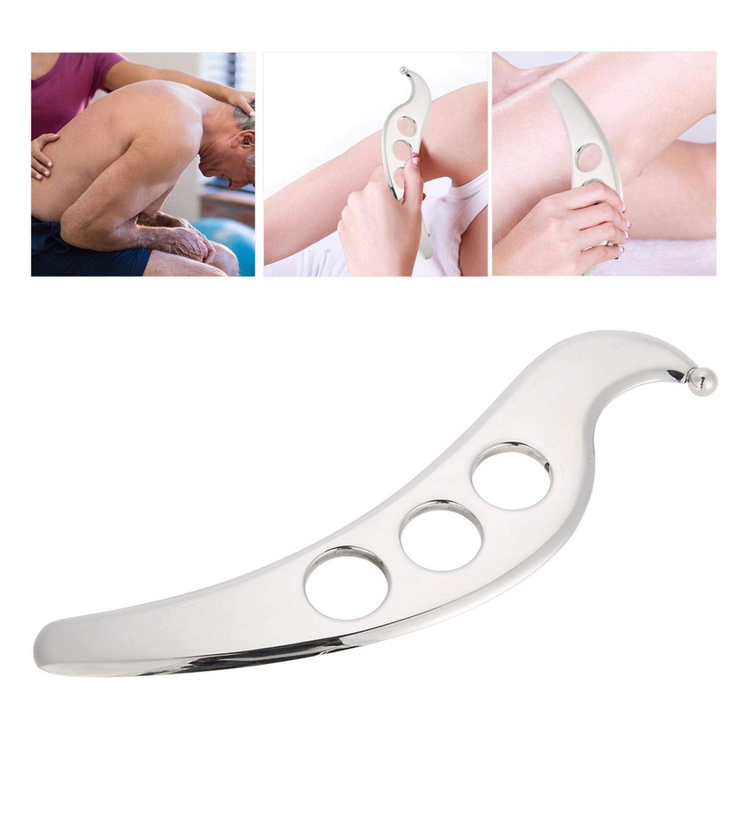 Buy Physiotherapy Massage Gua Sha Tool - Stainless Steel Scratch Board for Body & Facial Therapy | Reduce Tension & Improve Wellness - Buy Online on GoSupps.com