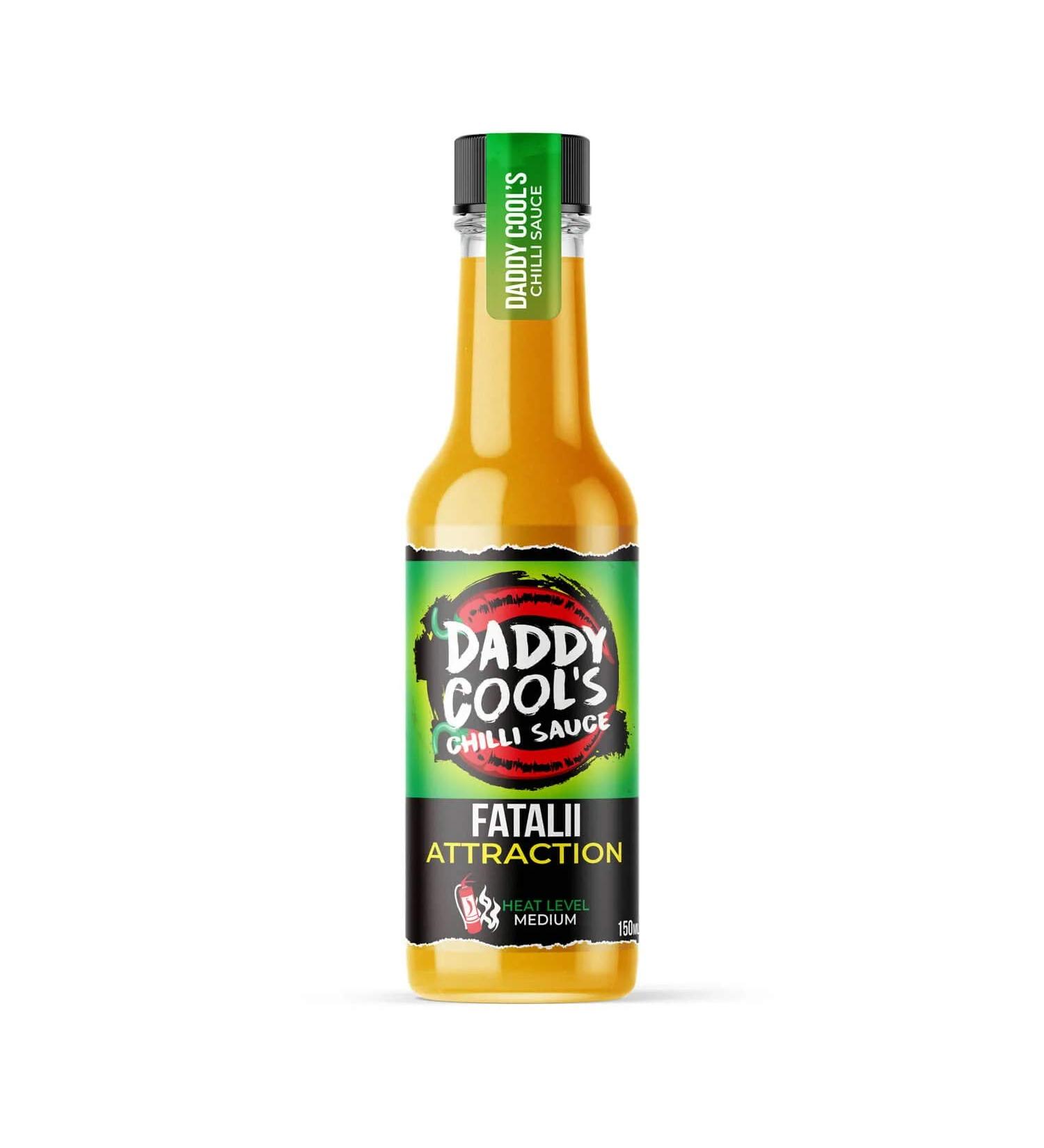 Daddy Cool's Fatalii Attraction Medium Chilli Sauce 150ml - Buy Online on GoSupps.com