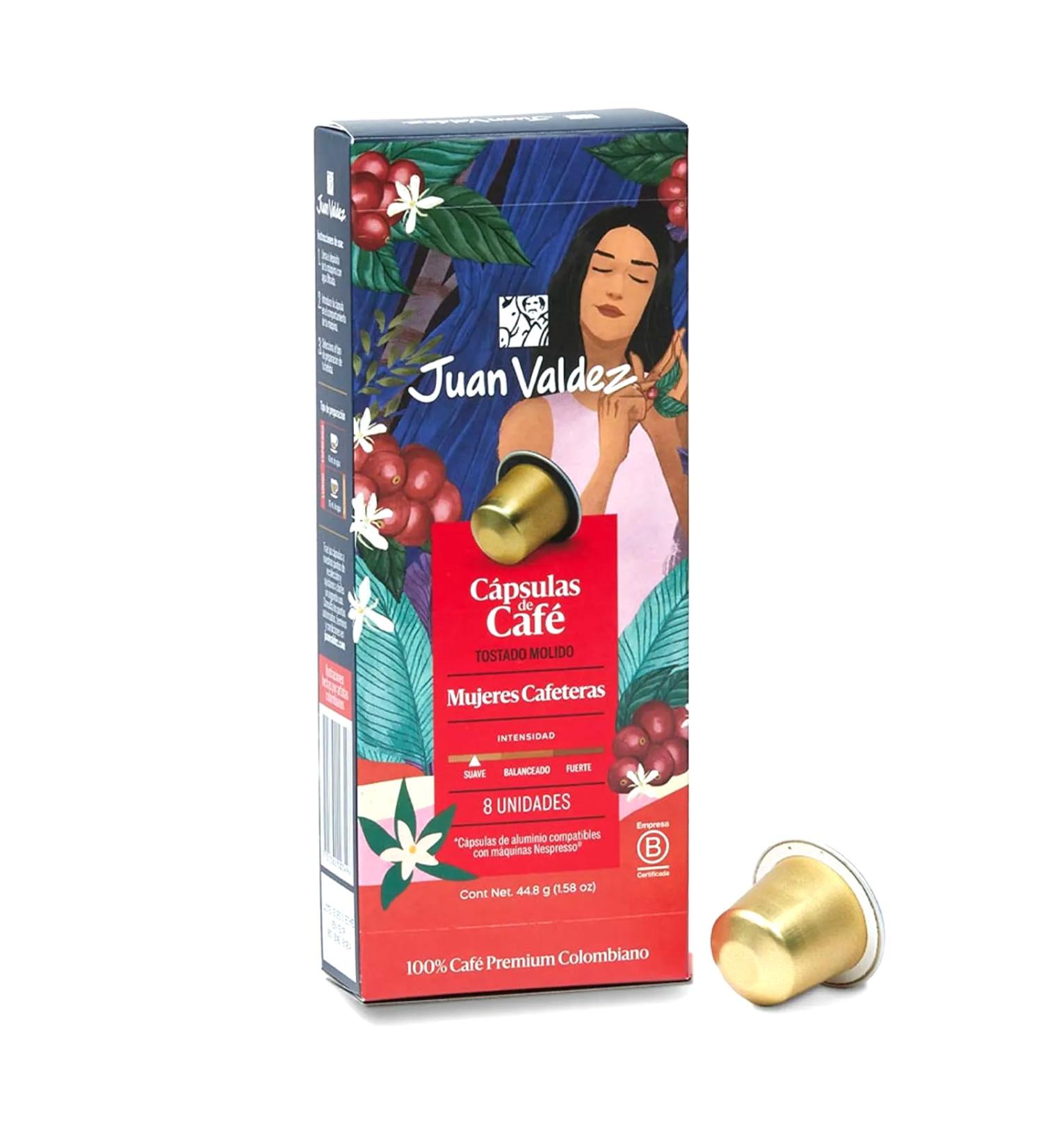 Juan Valdez Women Coffee Growers Coffee Pods | Compatible with Nespresso Original Machines | 8 Capsules - Buy Online on GoSupps.com