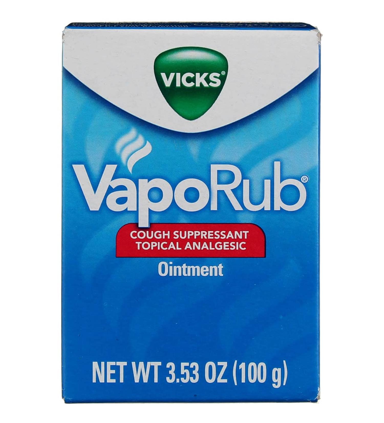Vicks Vaporub Ointment 3.53 Oz (Pack of 3) - Soothing Relief for Cold and Flu Symptoms - Buy Online on GoSupps.com