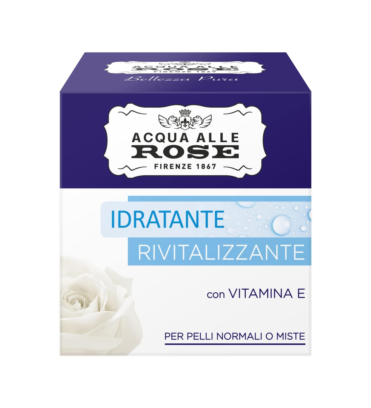 Manetti Roberts Acqua Alle Rose Moisturizing Revitalizing Face Cream - 50 ml | Hydrating Skincare for All Skin Types - Buy Online on GoSupps.com
