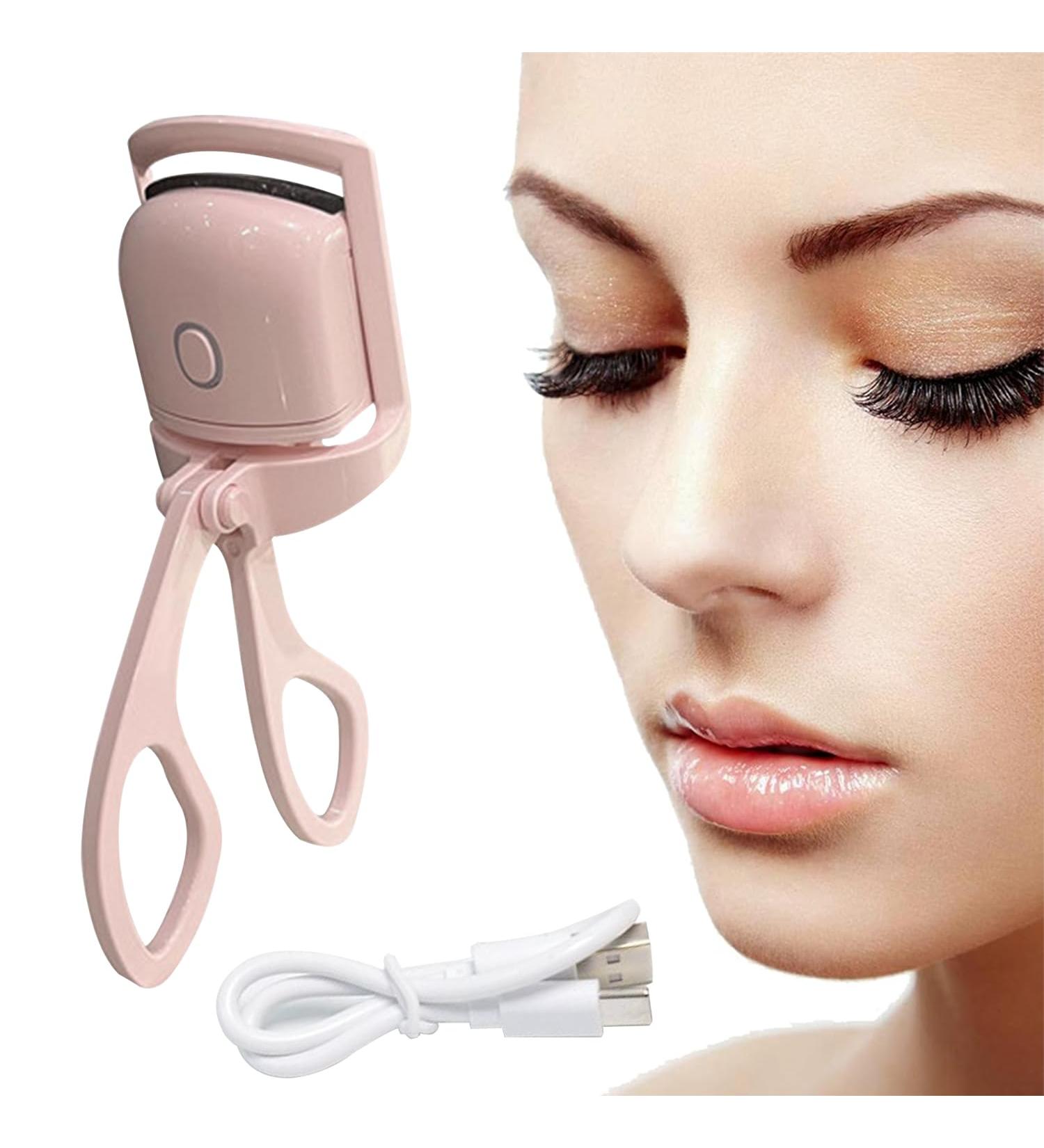Heated Eyelash Curler Electric Eyelash Curler for Makeup Heating Pad Heated Rechargeable USB Eyelash Curler - Buy Online on GoSupps.com