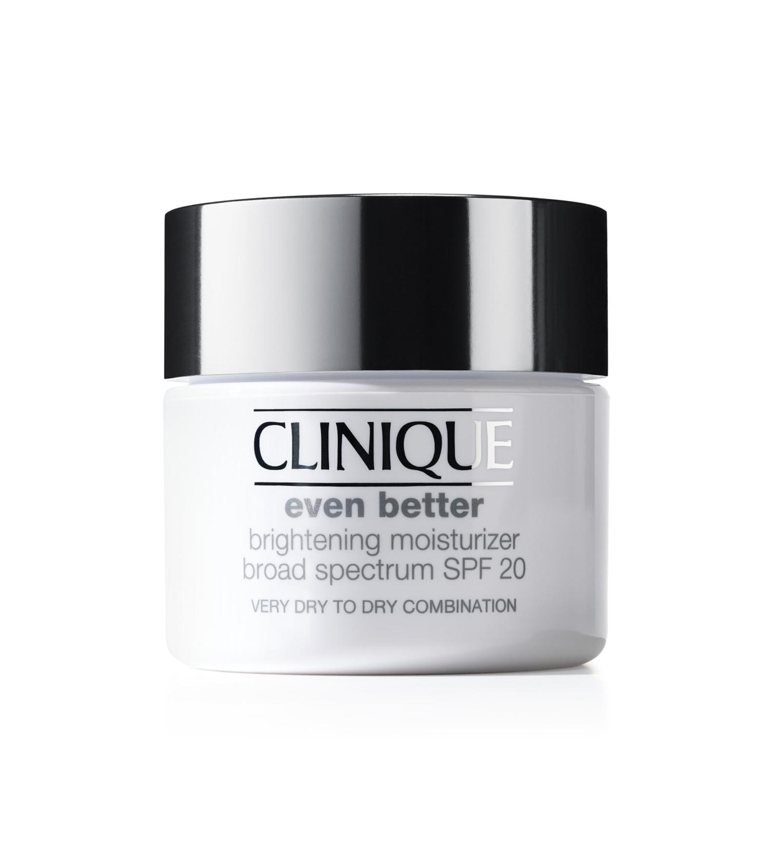 Clinique Even Better Brightening Daily Oil Free Moisturizer SPF 20 For Very Dry to Dry Combination Skin Types | Hydrating + Dark Spot Reducing 1.7 Fl Oz - Buy Online on GoSupps.com