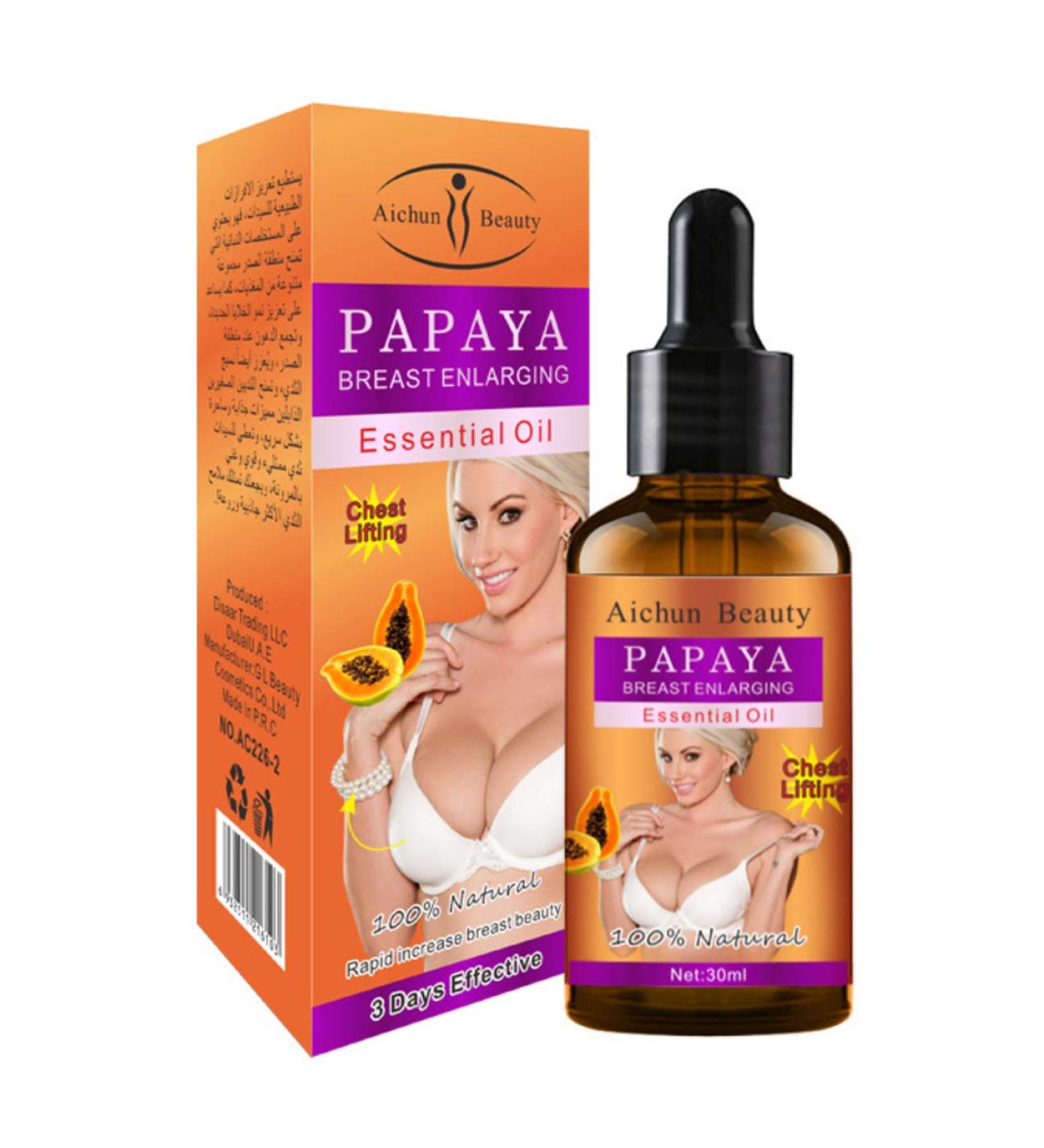 Buy AICHUN BEAUTY Natural Papaya Breast Lifting Oil 30ml - Enhance & Enlarge | International Shipping - Buy Online on GoSupps.com