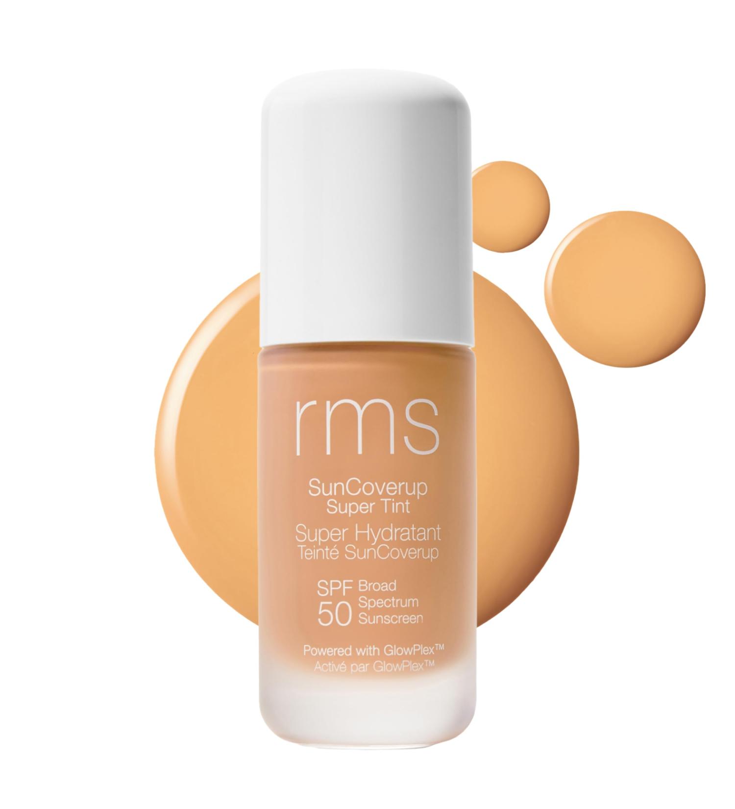RMS Beauty SunCoverup Super Tint SPF 50 Sunscreen - Non-Nano Zinc Oxide Tinted Moisturizer for Glowy Skin - Ship Internationally - Buy Online on GoSupps.com