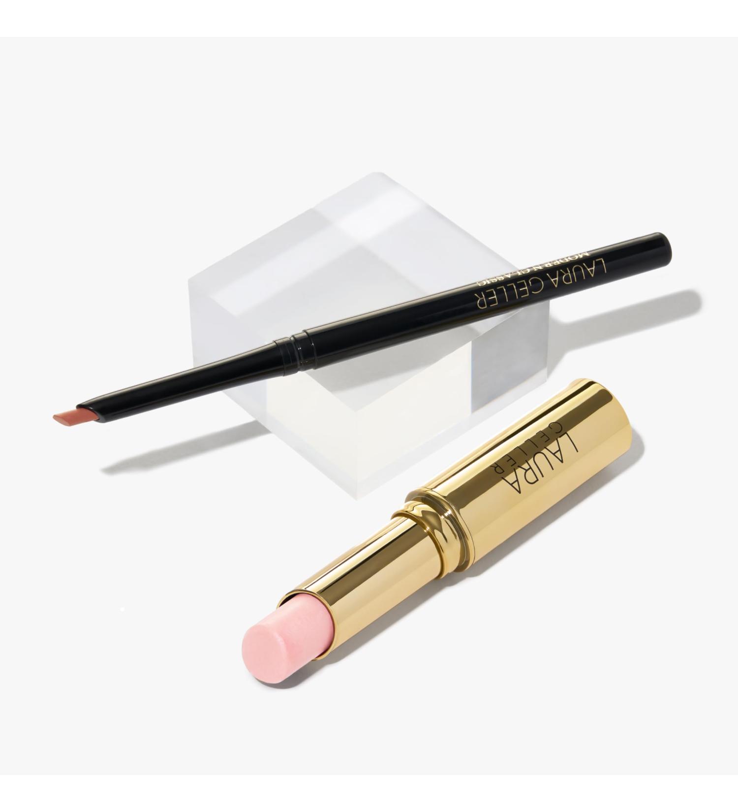 LAURA GELLER NEW YORK Love Your Lips Duo: Jelly Balm Moisturizing Tinted Lip Balm Sheerly Amazing + Modern Classic Long-Lasting Lip Liner Happy Hazelnut - Buy Online on GoSupps.com