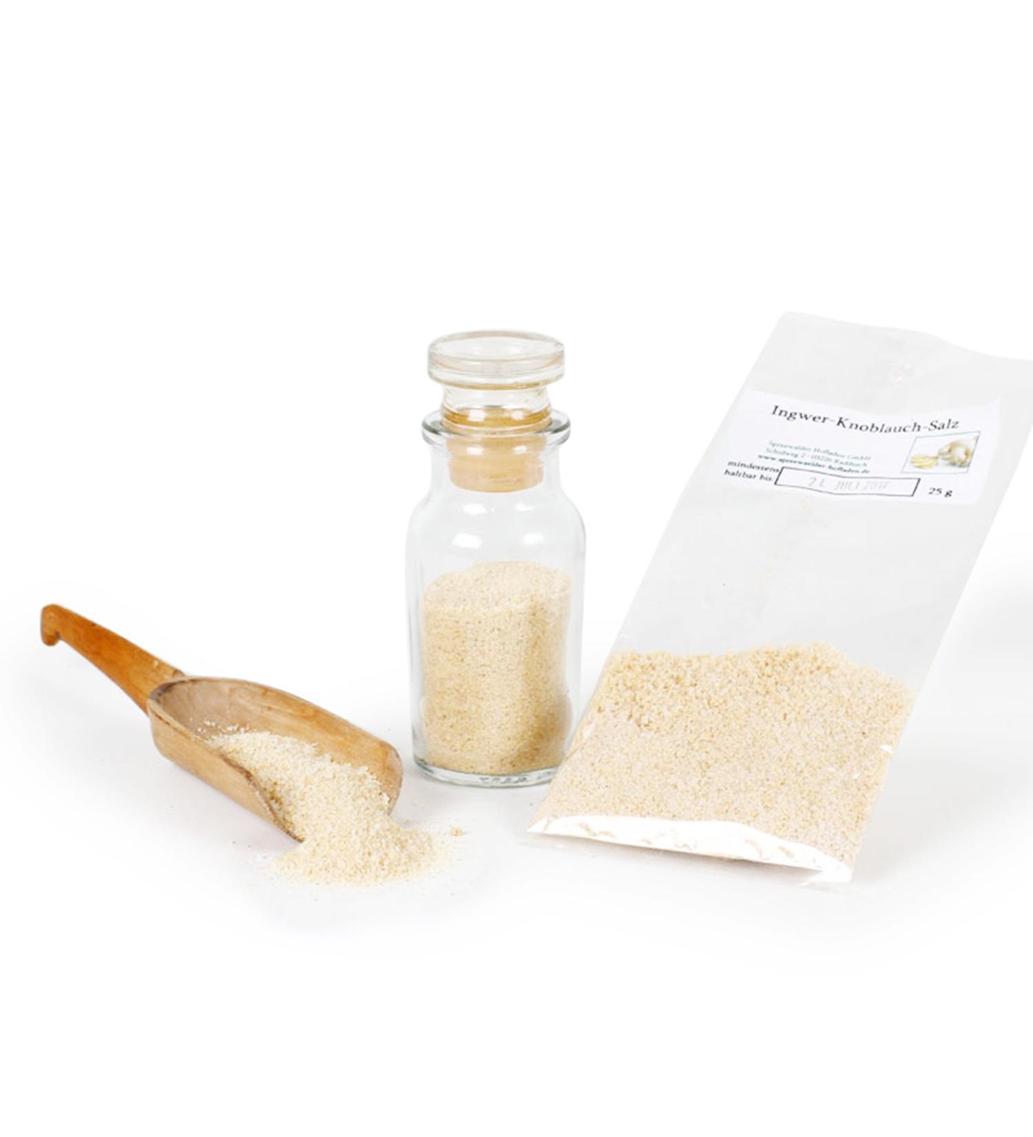 Feine W rze Garlic salt ginger garlic salt ginger salt ginger salt herb salt garlic salt salad spices 25g