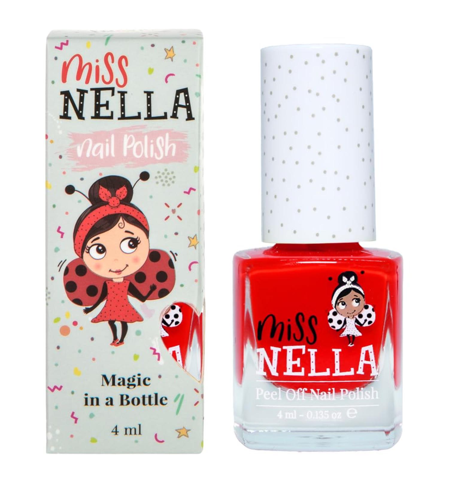 Miss Nella CLASS CLOWN Safe Red Nail Polish for Kids - Non-Toxic, Odour Free & Easy Peel Off Formula - Buy Online on GoSupps.com
