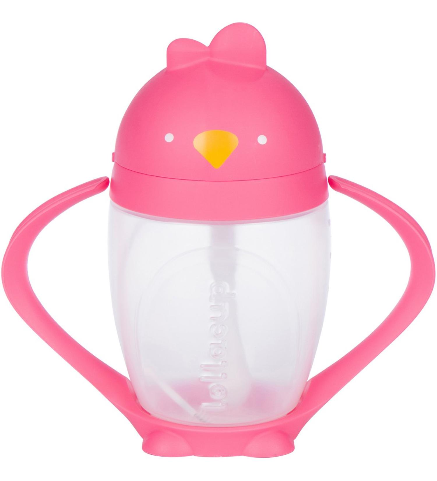 Lollaland Weighted Straw Sippy Cup for Baby - Lollacup | Shark Tank Product | Posh Pink - Buy Online on GoSupps.com