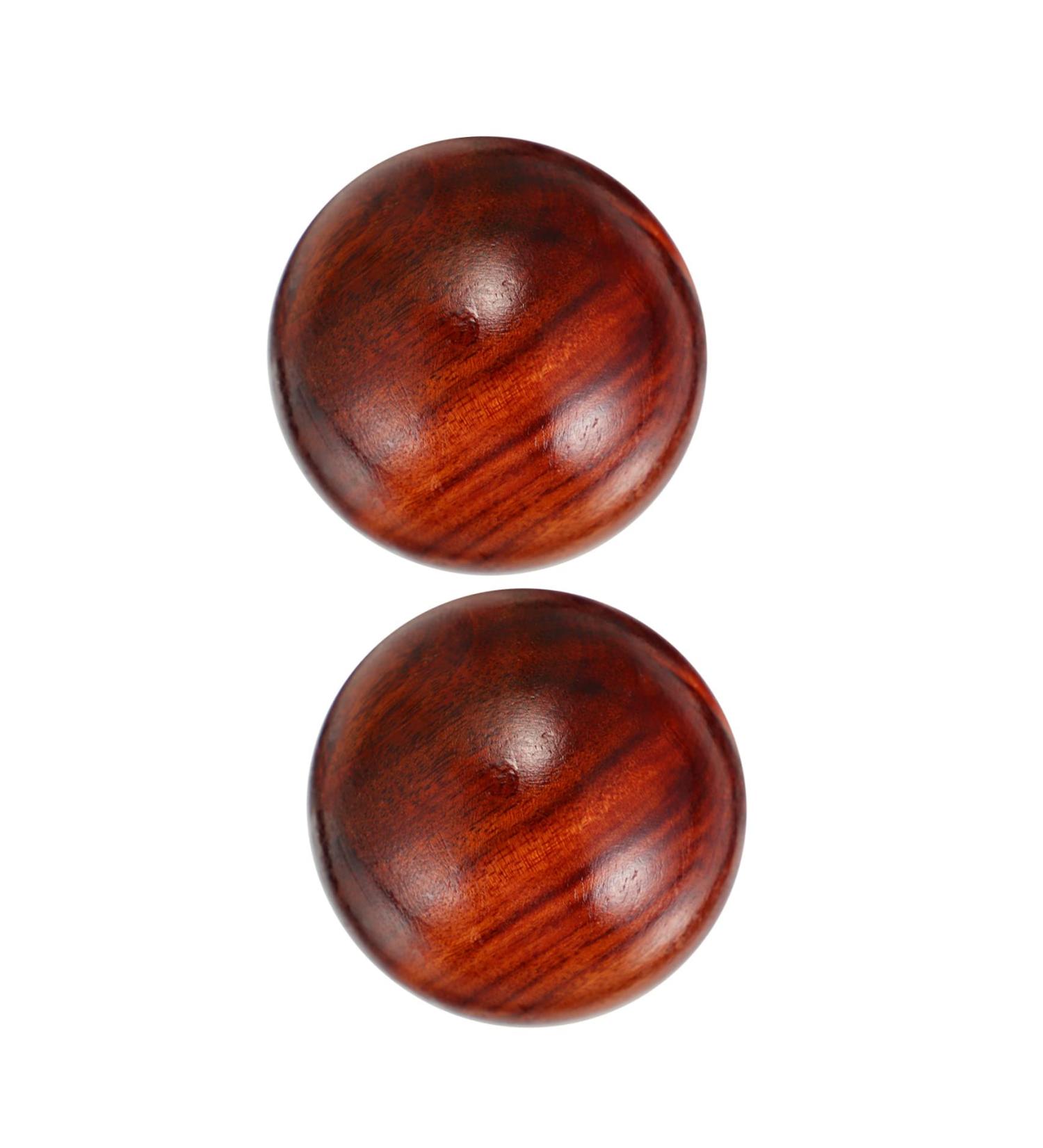 Gatuida Carving Fun Wood Engraving Finger Massage Ring - Handcrafted Rosewood Handball for Relaxation & Circulation | Perfect Gift for Handicraft Lovers - Buy Online on GoSupps.com