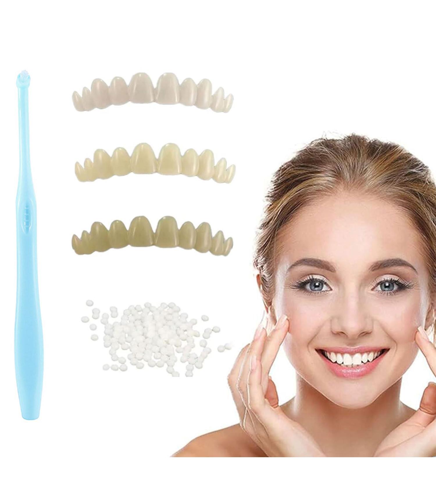 Buy Cosmetic Veneers & Fake Teeth Sets for Instant Smile Makeover - International Shipping Available! - Buy Online on GoSupps.com