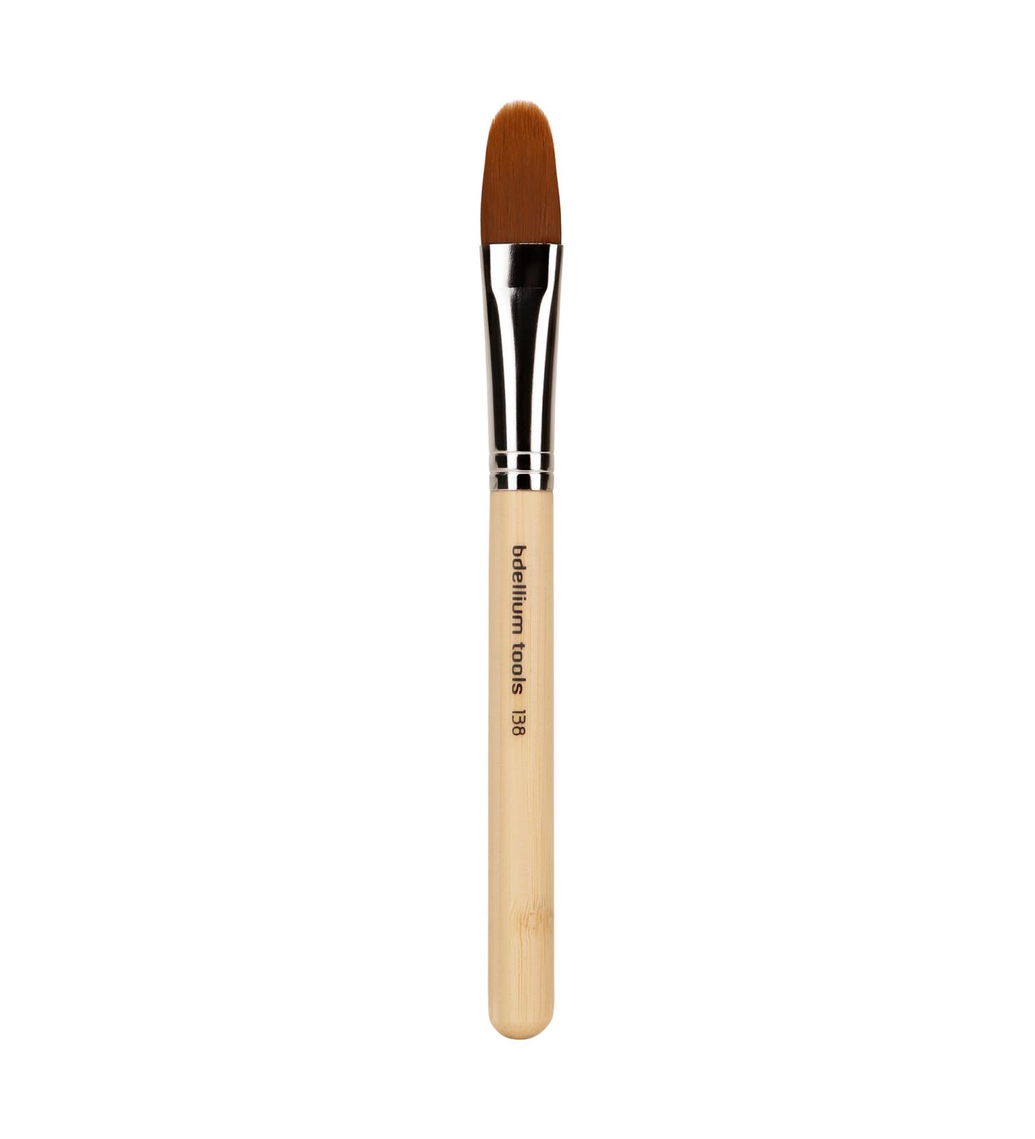 Bdellium Tools Professional Makeup Brush - Special FX Series 138 Large Filbert - With Soft Synthetic Fibers For Painting & Sculpting (Bamboo 1pc)