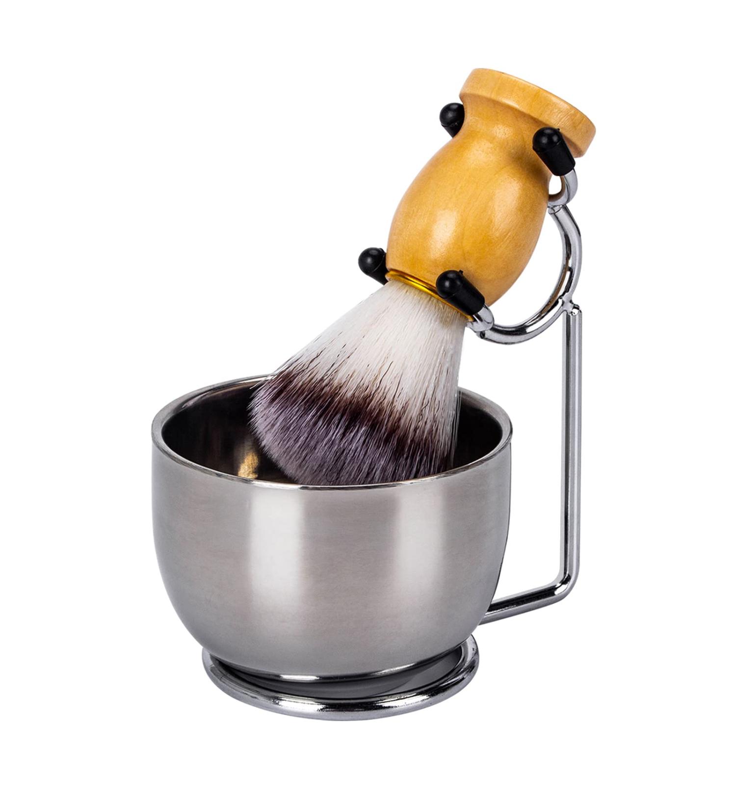 Buy Wskderliner 3-in-1 Shaving Set - Brush Bowl & Holder | Perfect Men's Gifts | Soft Shaving Brushes | International Shipping Available - Buy Online on GoSupps.com