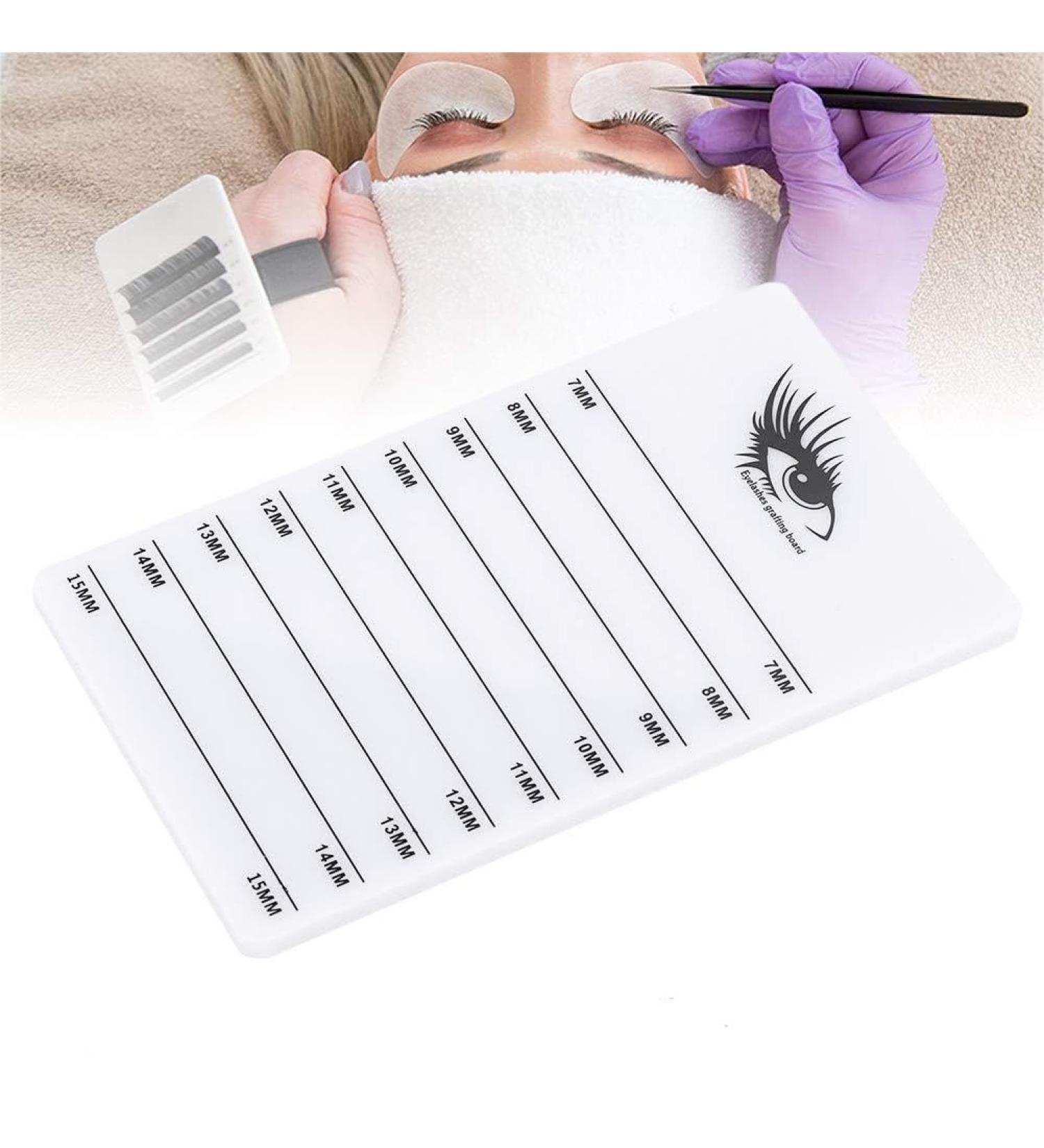 7-15mm Eyelash Tray Stand - Acrylic Eyelash Extension Grafting Tool & Holder Palette for Makeup - Buy Online on GoSupps.com