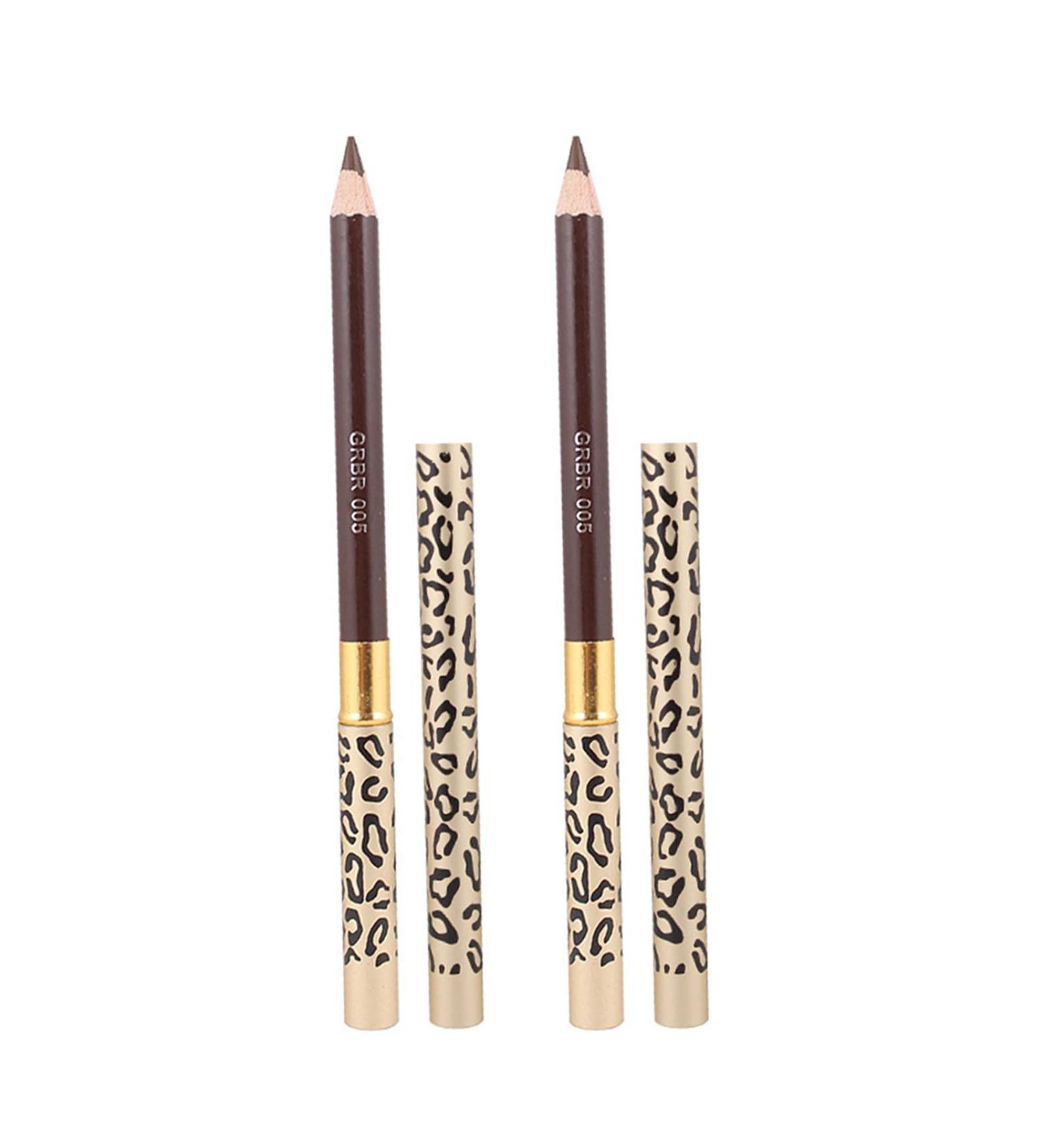 GALPADA Crayon Sourcils Waterproof 2 Pi ces Stylo Sourcils Double Extr mit Pinceau Int gr Couleur Naturelle 5 Clair Caf Maquillage Pr cis et Coiffage pour Usage Quotidien et - Buy Online on GoSupps.com