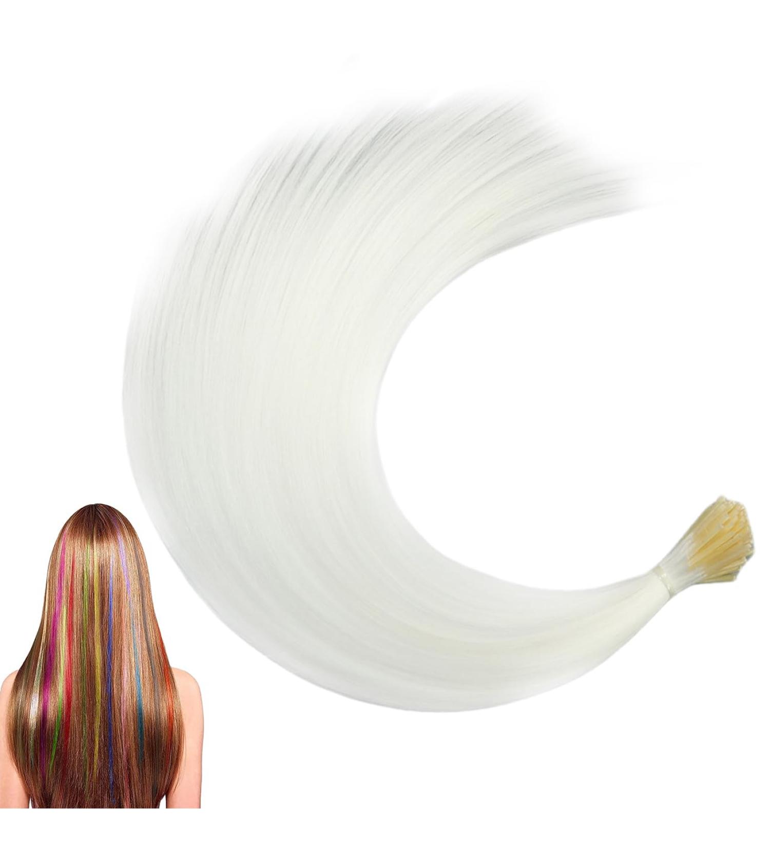 Prinfantasy 16 inch Synthetic Hair Extensions Handmade White Headdress for Girls - BZ259 GBBZ259 - Buy Online on GoSupps.com