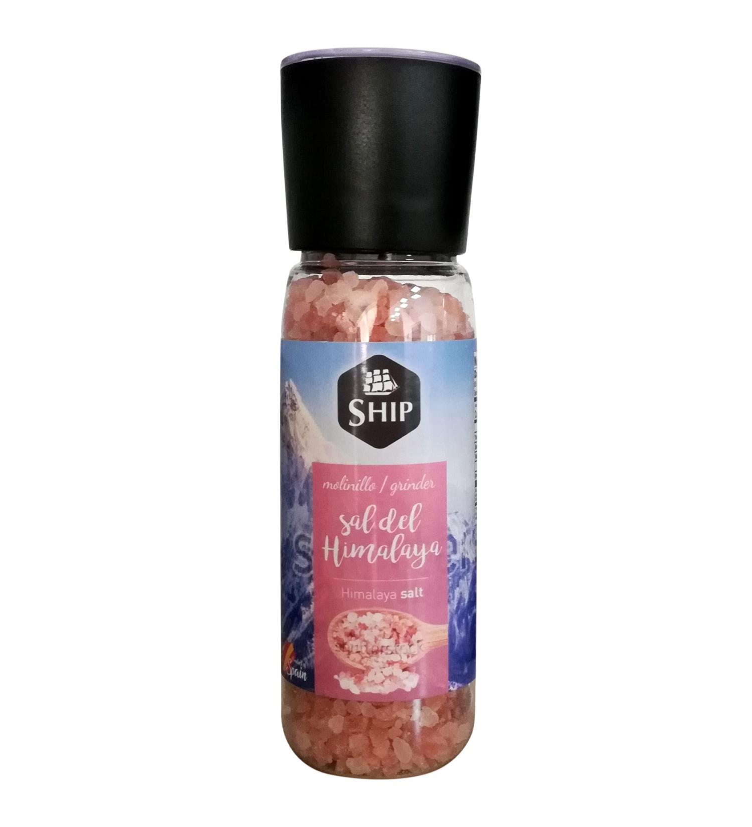 Azaconsa SHIP Salt mill from Himalayan salt in can format with 370 grams original product from Spain offers a high composition in sodium chloride - Buy Online on GoSupps.com