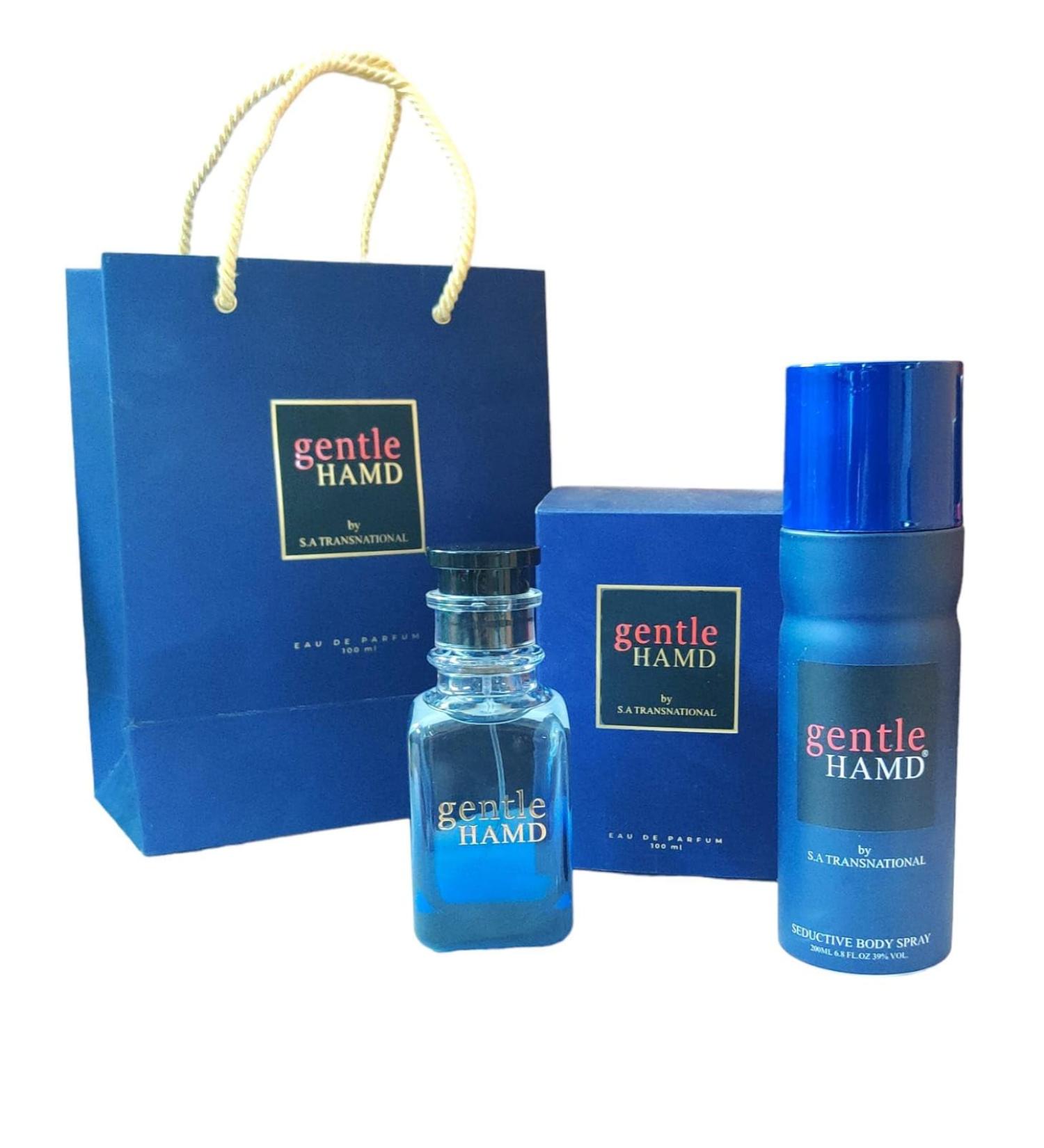GENTLE HAMD Harmony Unisex Fragrance Gift Combo: Long-Lasting Eau de Perfume +Free Deodorant Set - 100ml + 200ml - Buy Online on GoSupps.com