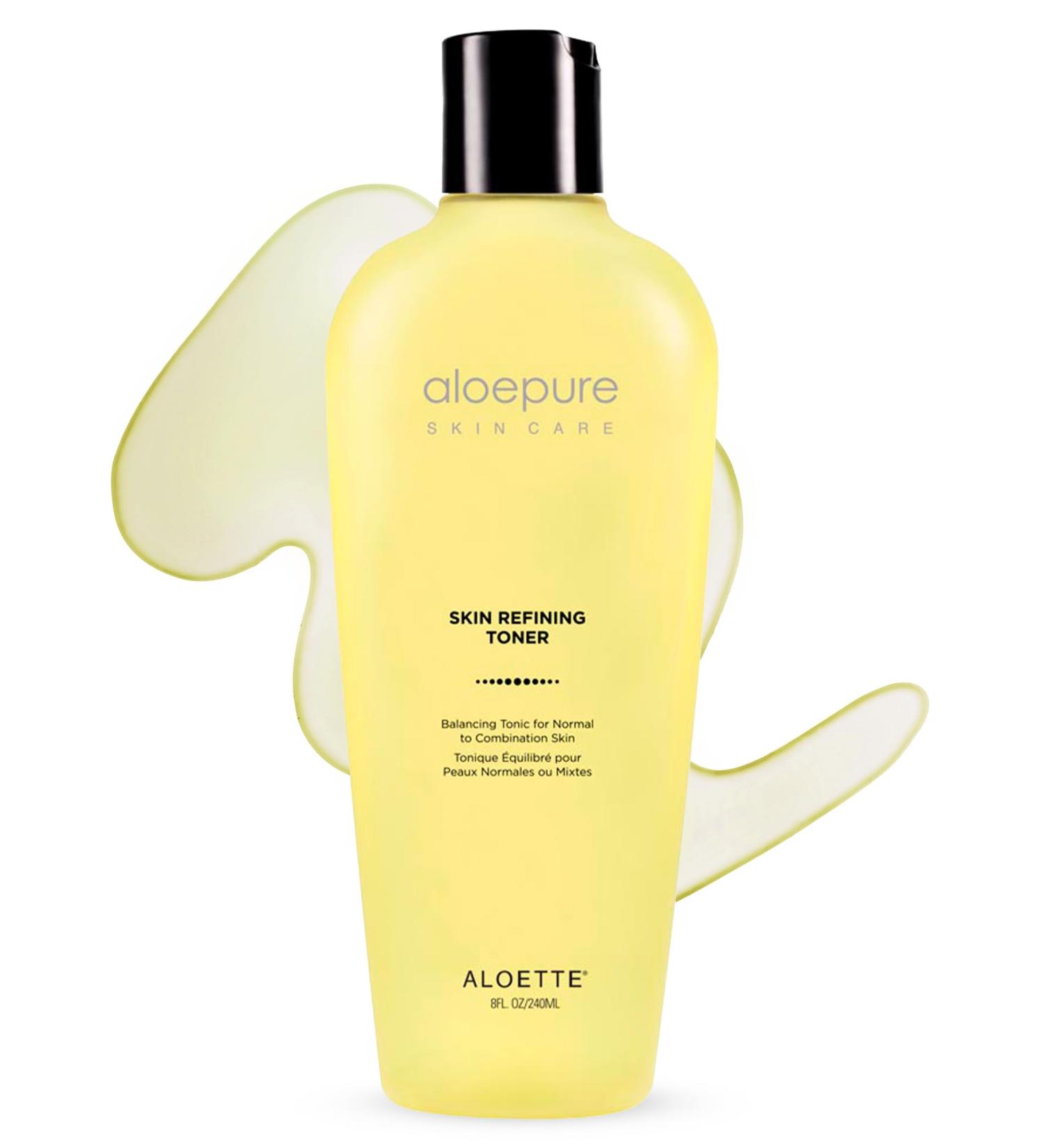 Aloette Skin Refining Toner - Deep Cleansing Hydrating Facial Toner for Normal to Combination Skin - Rejuvenates & Revitalizes - 8 Fl Oz - Shop Internationally - Buy Online on GoSupps.com