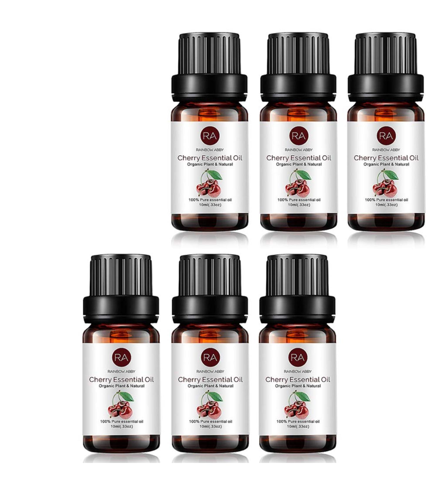 Buy 6-Pack Cherry Essential Oil | 100% Pure Organic Aroma Oil for Diffuser (6X10ml) - International Shipping Available - Buy Online on GoSupps.com