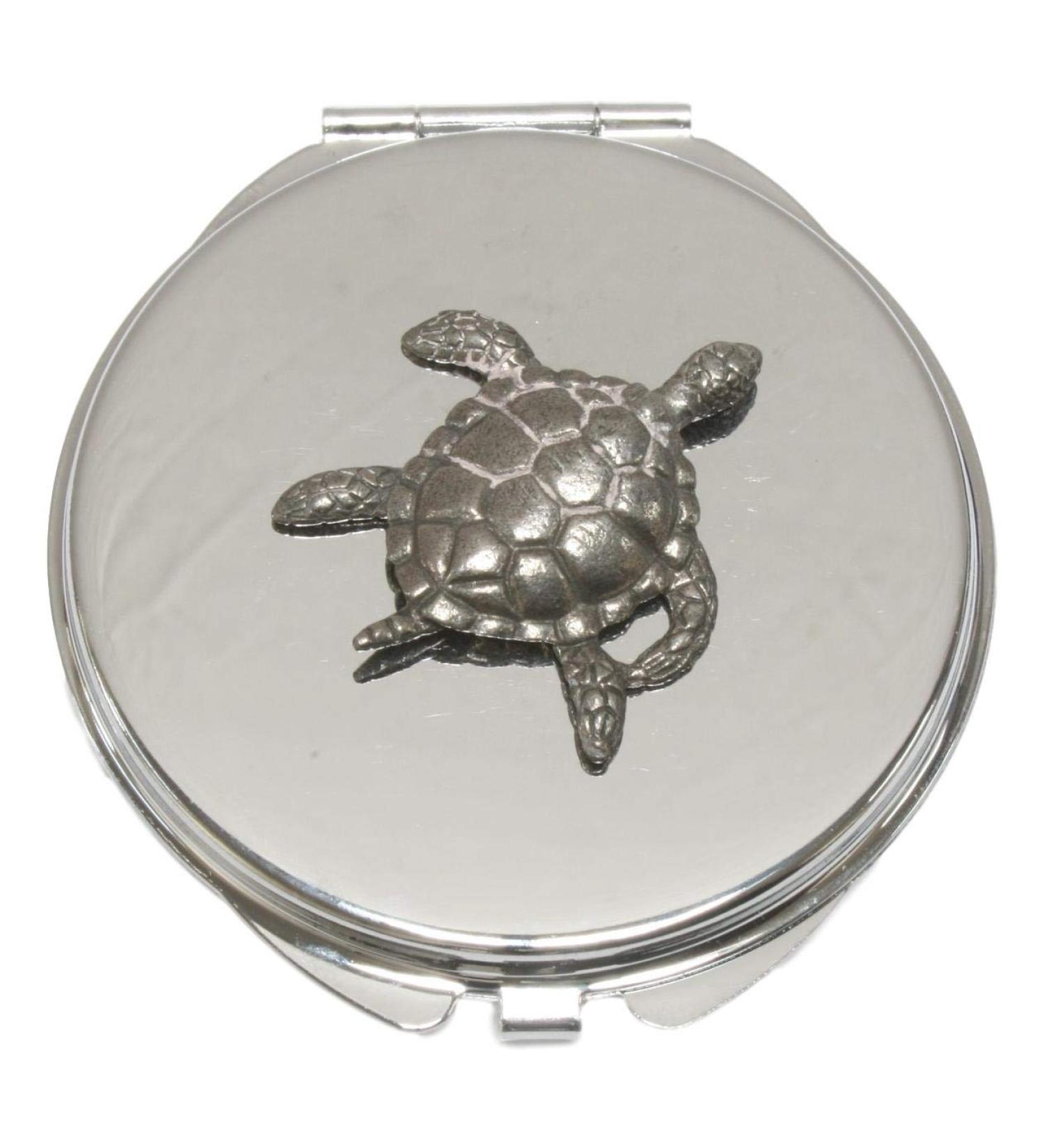Turtle Compact Mirror Handbag Gift With Free Engraving 381 - Buy Online on GoSupps.com