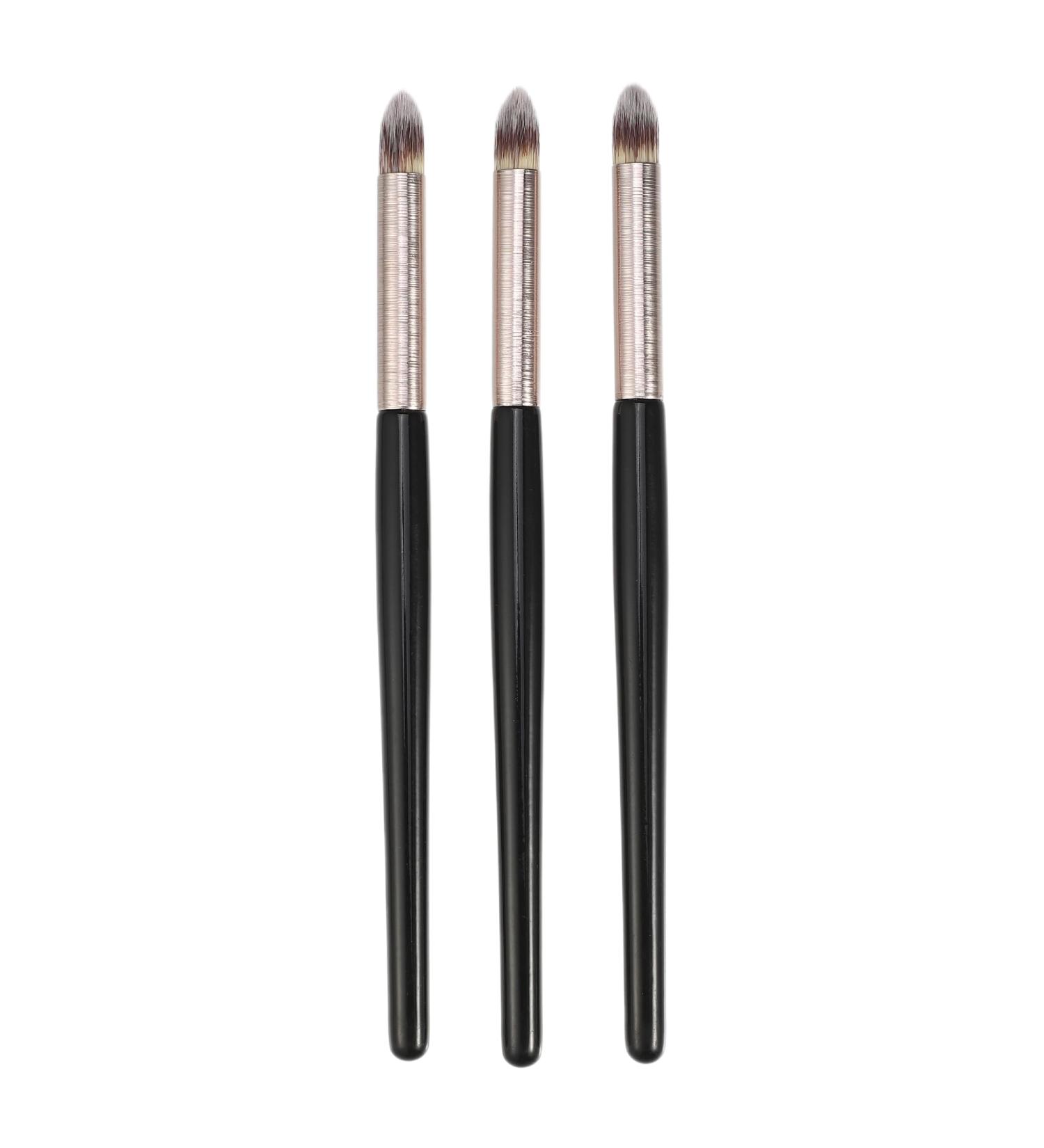 VOCOSTE 3pcs Makeup Brush Set - Highlighter Concealer & Eye Smudger Brushes | Wooden Handle Professional Makeup Tools - International Shipping Available - Buy Online on GoSupps.com