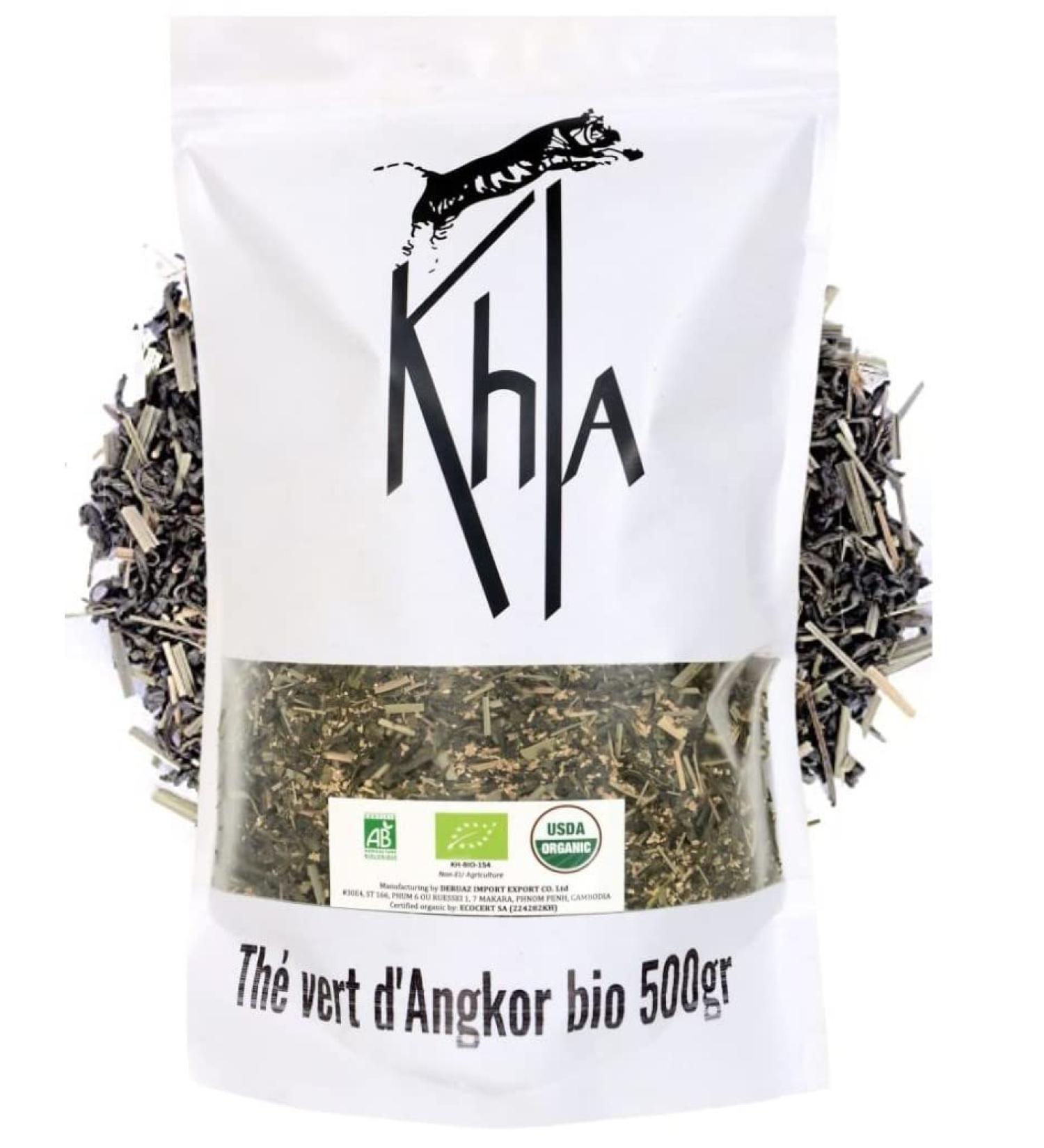  Khla Organic Angkor Green Tea (500g bag) - Buy Online on GoSupps.com