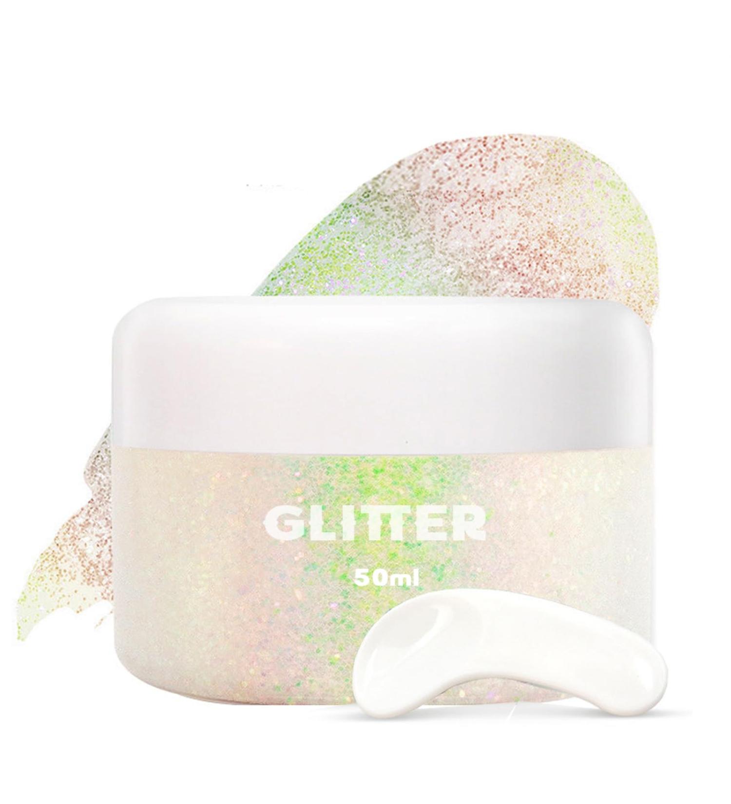  Sugeru New Glitter Gel Body & Eyeshadow & Hair & Lips | Quick-drying waterproof long-lasting glitter makeup | Vegan light-changing glitter gel | Sequins - Buy Online on GoSupps.com