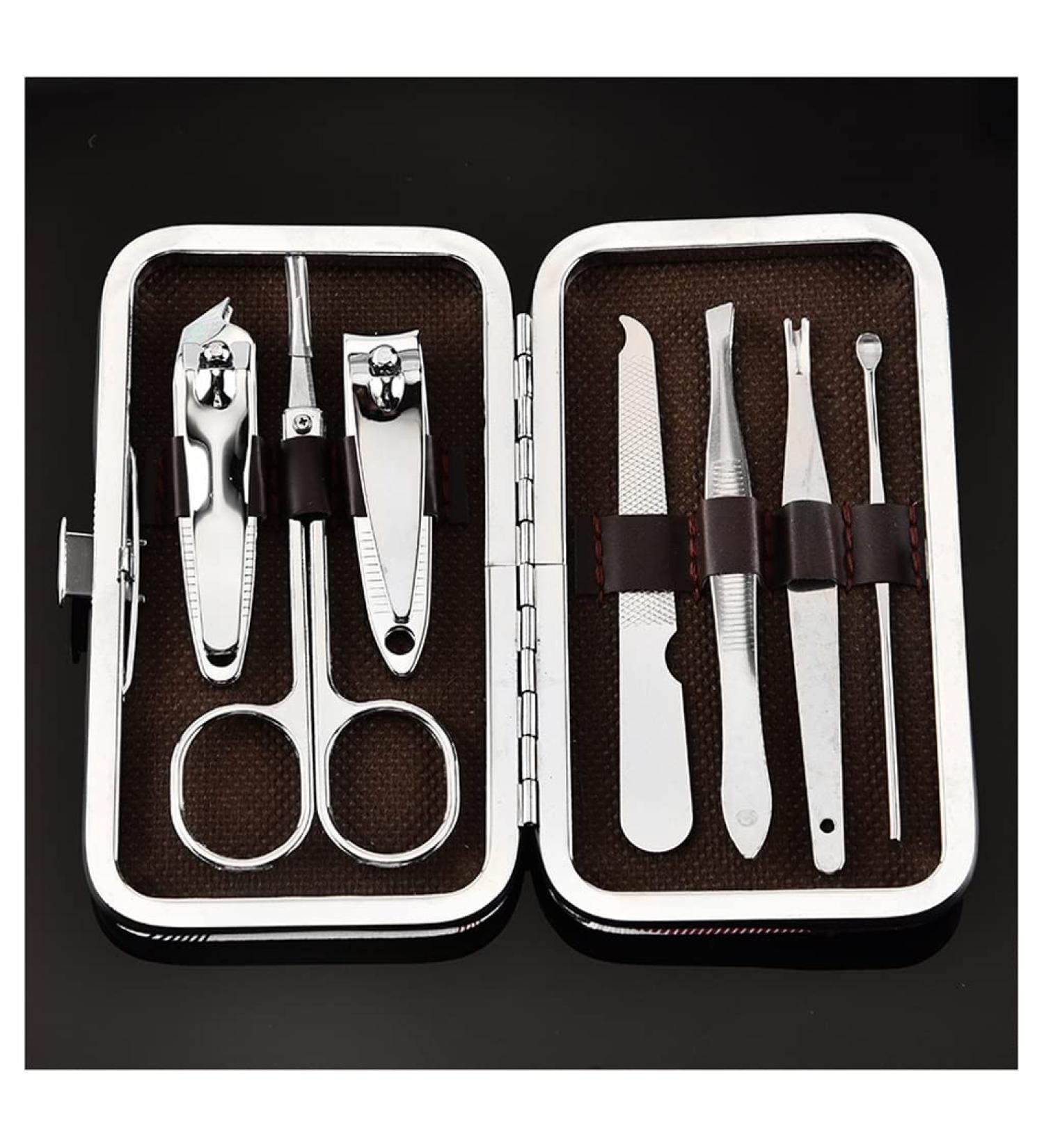 Nail Clippers Set Stainless Steel 7-Piece Home Personal Care Tool Nail Clippers Set Decoration Nail Nail Tool Set Suitable for Outdoor Travel - Buy Online on GoSupps.com
