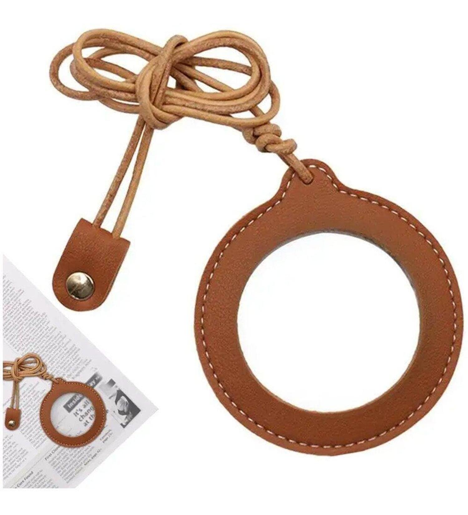 Magnifying Glass Necklace Vintage Leather Strap Necklace Magnifying Glass Magnifier Pendant Magnifier for Book Magnifier Pendant Leather Holder - Buy Online on GoSupps.com