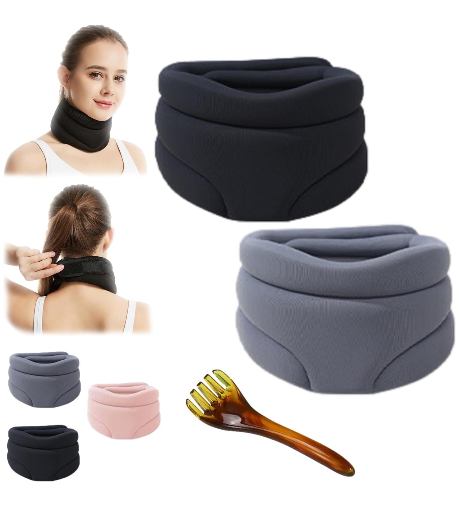 Healthy Lab Co Cervicorrect Neck Brace Cervicorrect Neck Brace by Healthy Lab Co Healthy Lab Co Neck Brace Neck Brace for Snoring Neck Brace for Men Women (2PC-A) - Buy Online on GoSupps.com