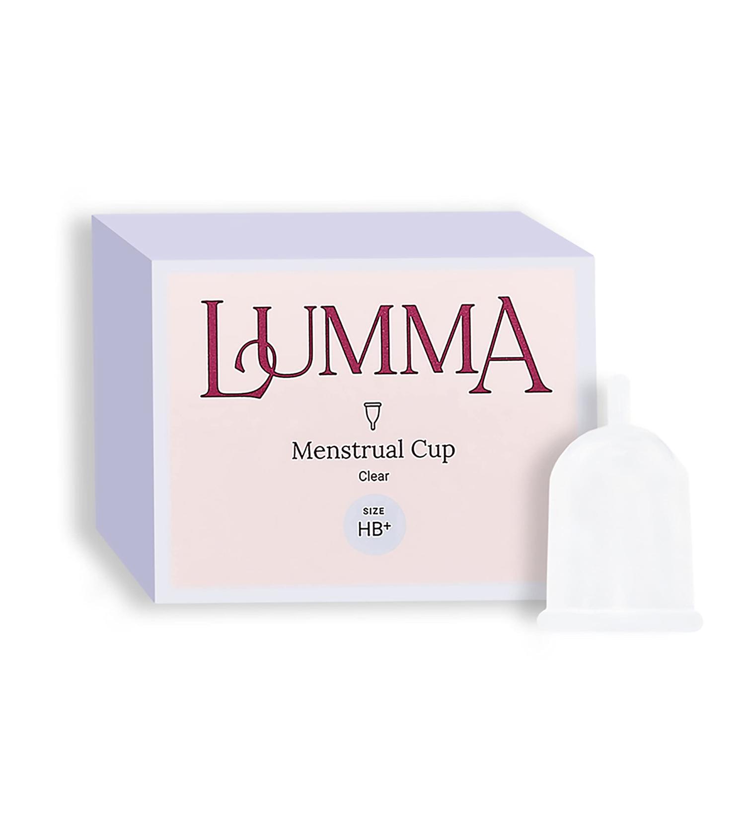 Lumma Flexible Menstrual Cups - Reusable Medical Silicone | Leak-Proof & Comfortable | Eco-Friendly Female Care (Medium Transparent) - Buy Online on GoSupps.com